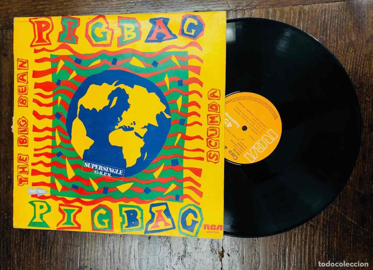 Discos de vinilo: MAXI SINGLE THE BIG BEAN PIGBAG. RCA 1982 - Foto 1