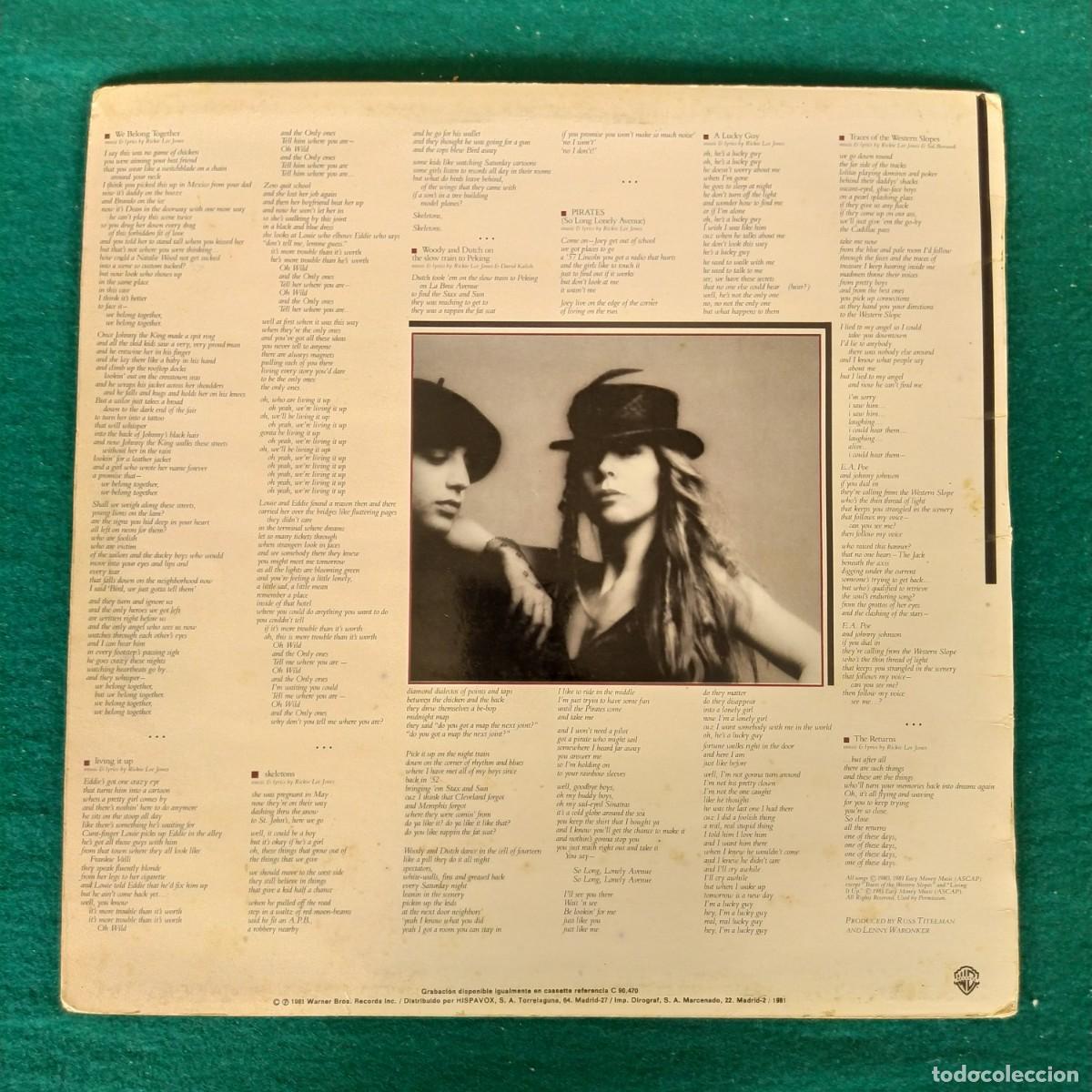 Discos de vinilo: Rickie Lee Jones &ndash; Pirates - Foto 2