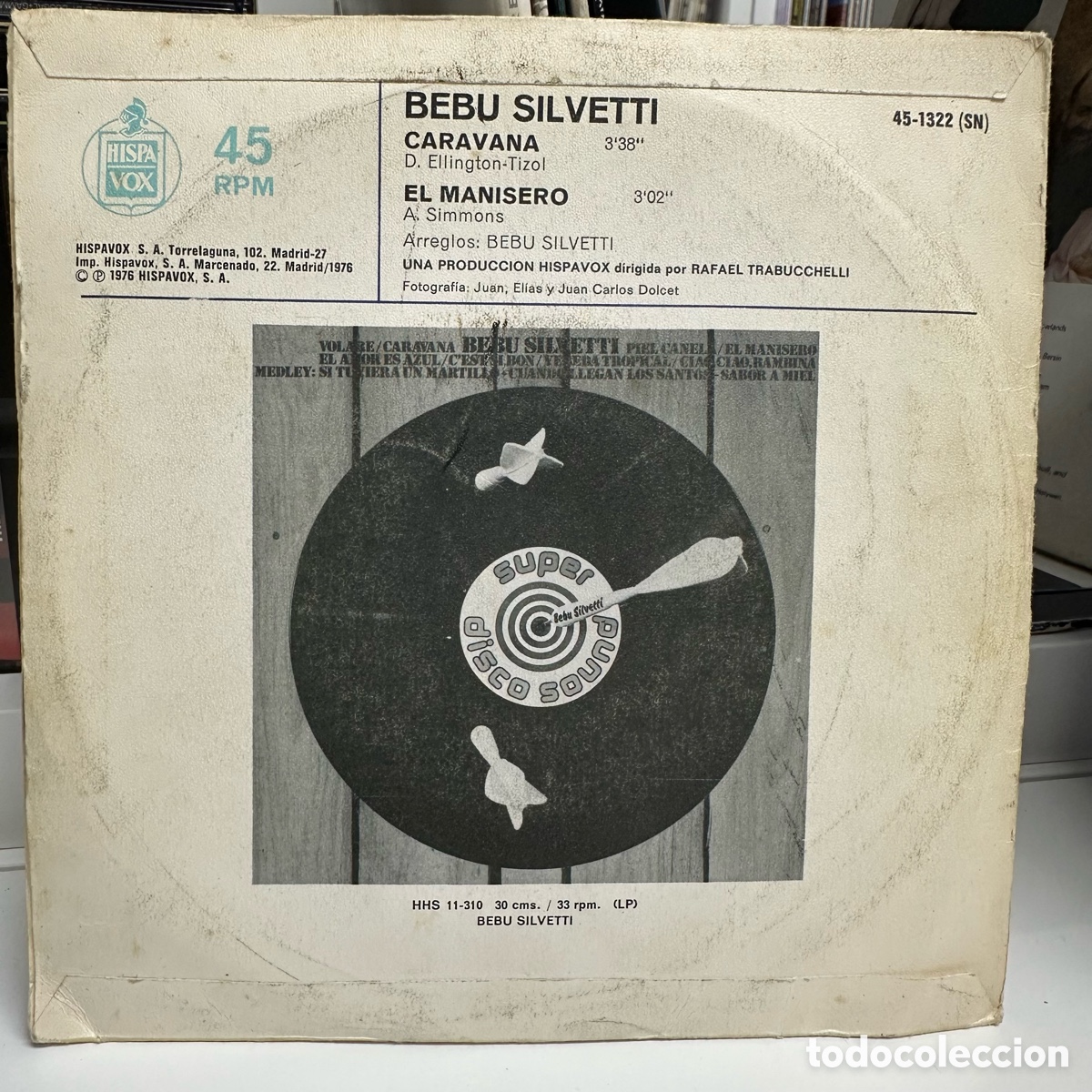 Discos de vinilo: Bebu Silvetti - Caravana (7&rdquo;, Single) - Foto 2