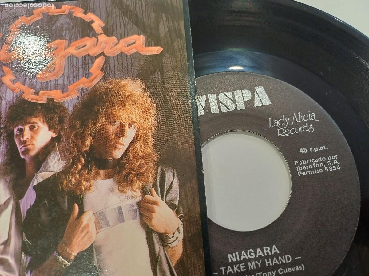 Discos de vinilo: NIAGARA/WALKING/SINGLE METAL. - Foto 2