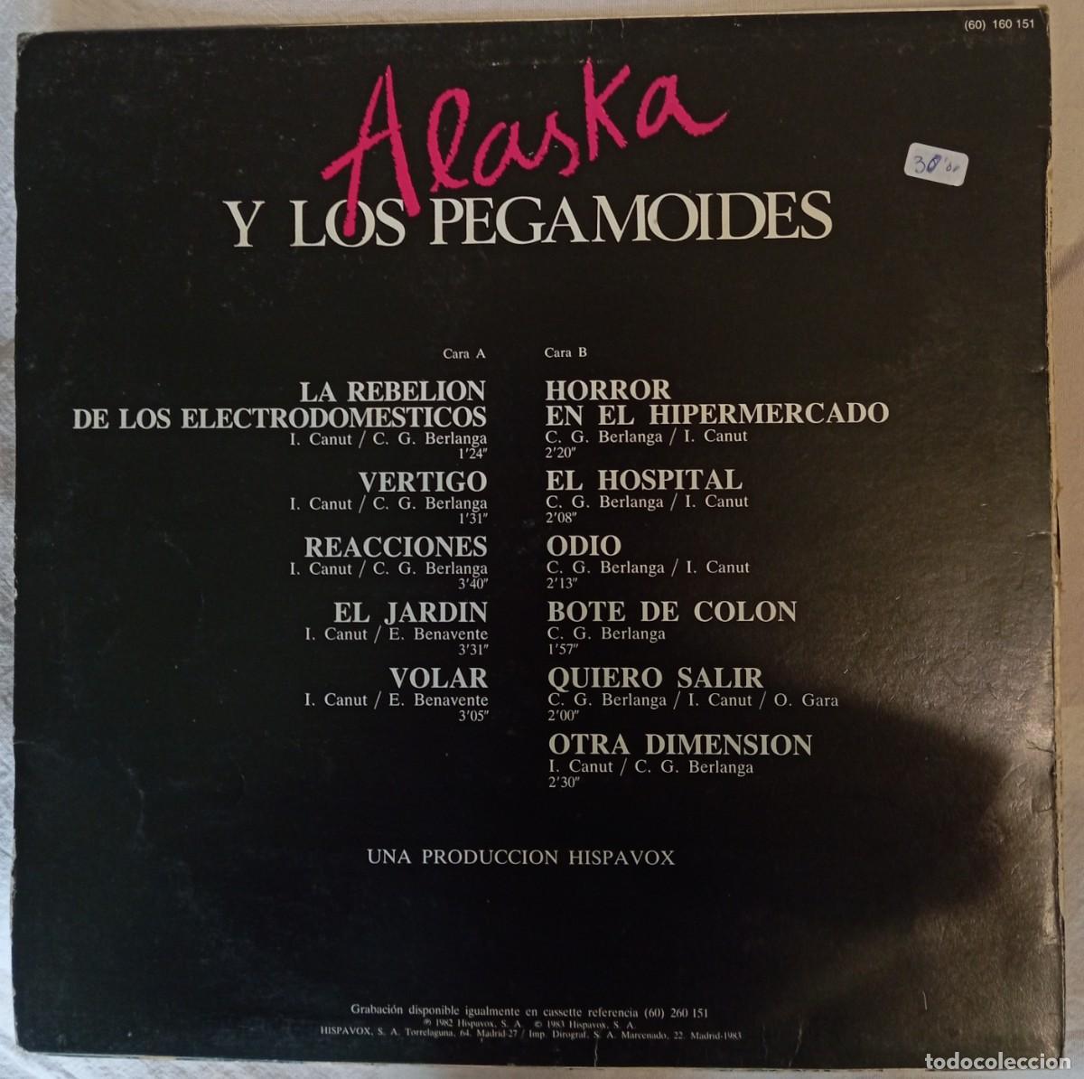 Discos de vinilo: ALASKA Y LOS PEGAMOIDES - ALASKA Y LOS PEGAMOIDES (1&ordf; ED.) - Foto 2