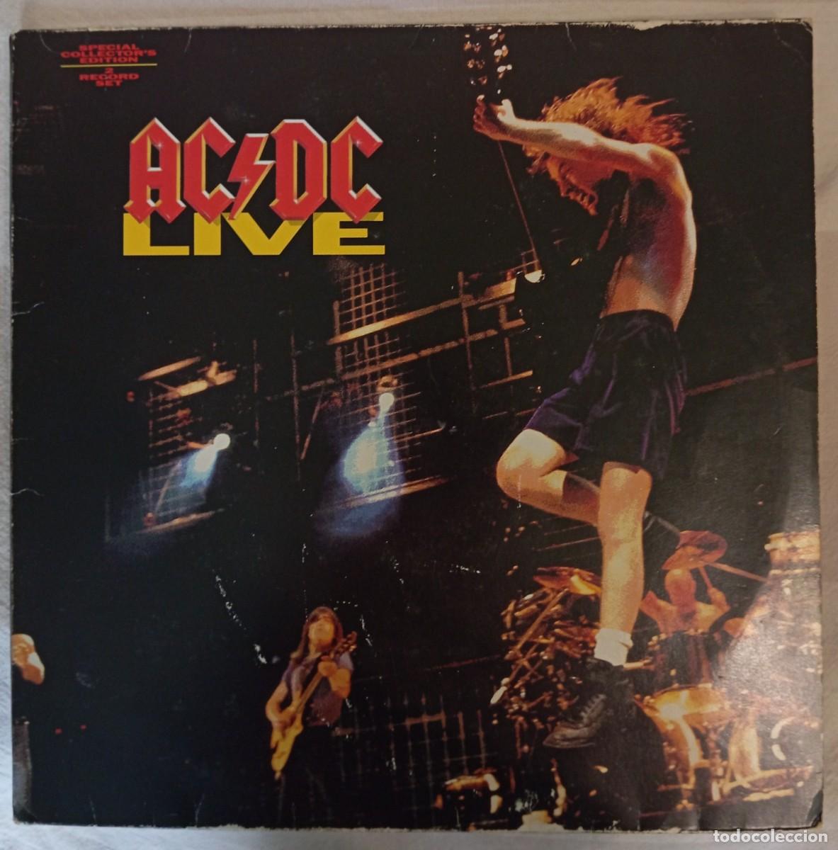 Discos de vinilo: AC/DC - LIVE (LP 1&ordf; ED.) - Foto 1