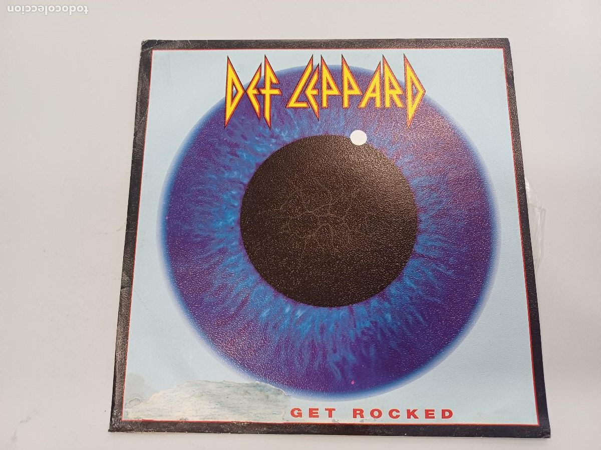 Discos de vinilo: DEF LEPPARD/GET ROCKED/SINGLE METAL. - Foto 1
