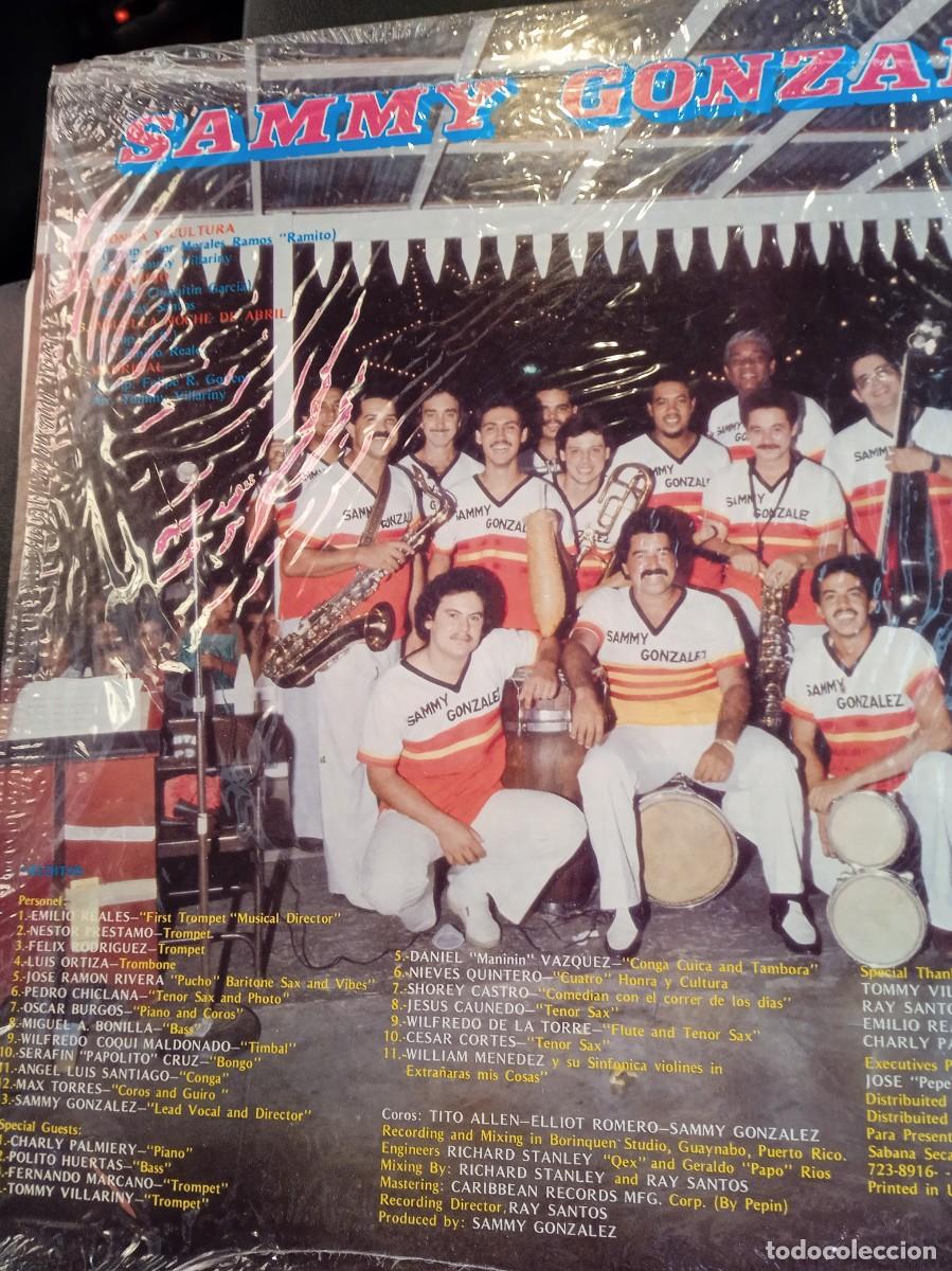 Discos de vinilo: SAMMY GONZALEZ- SAMMY GONZALEZ. LP. - Foto 2