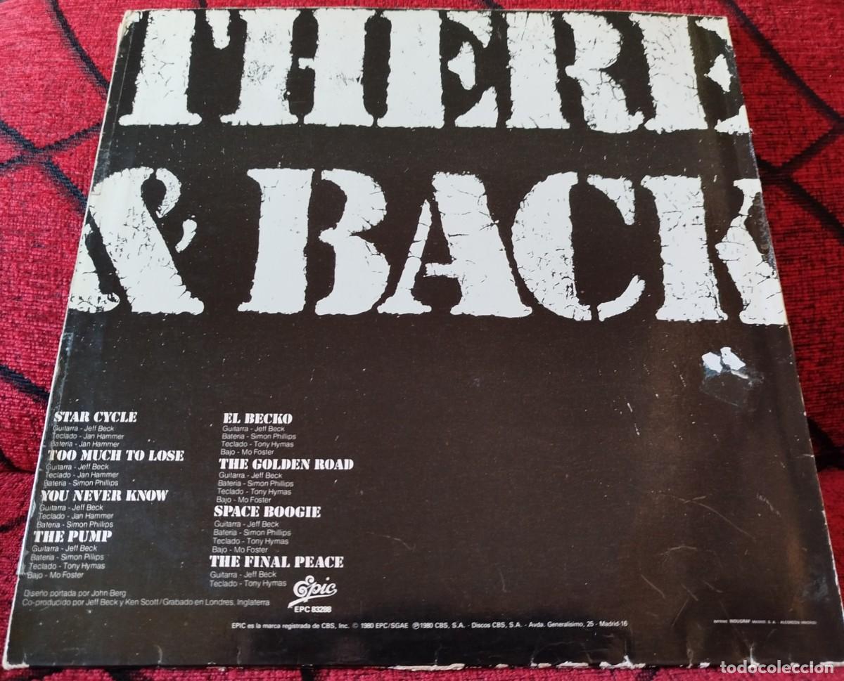 Discos de vinilo: JEFF BECK ** There & Back ** VINILO LP ORIGINAL 1980 - Foto 2