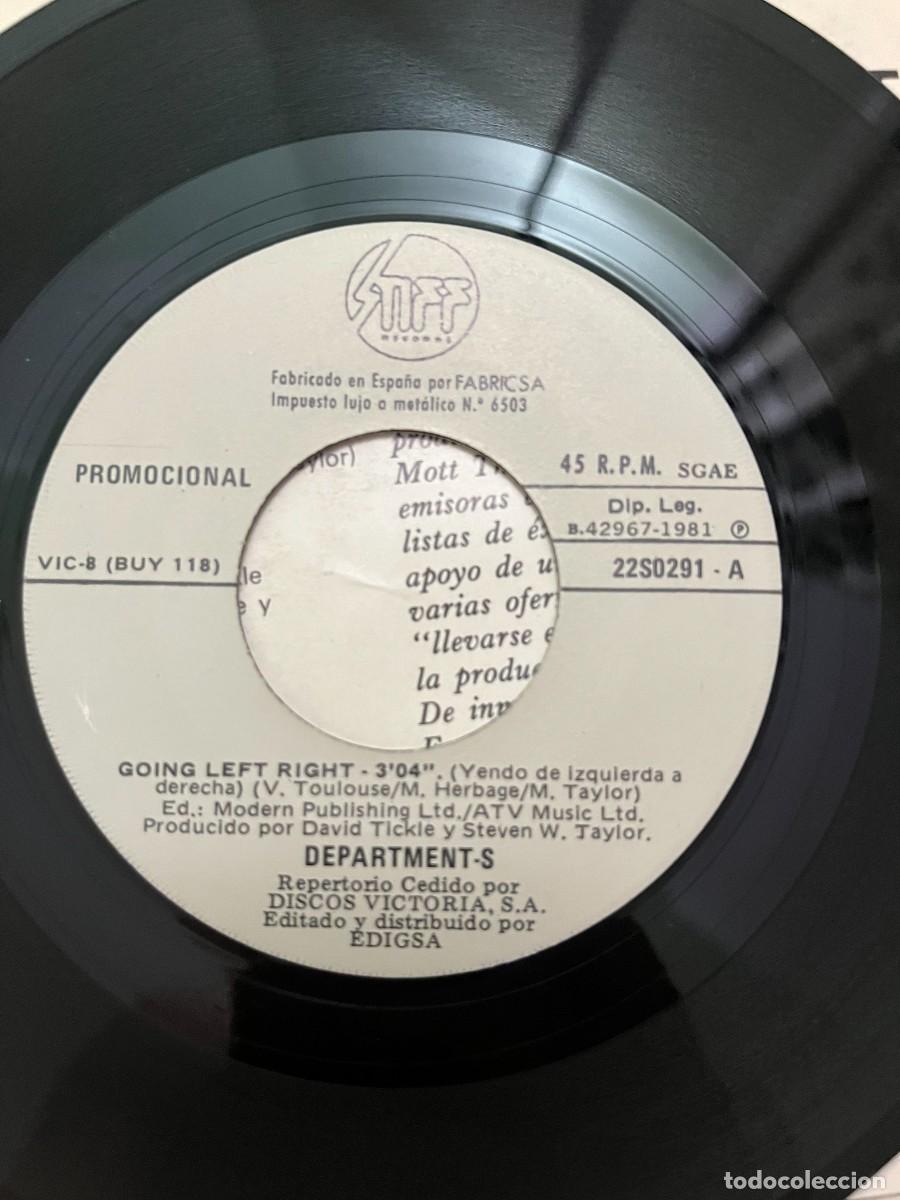 Discos de vinilo: Department- S &lrm;&ndash; Going Left Right &middot; I Want - Foto 3