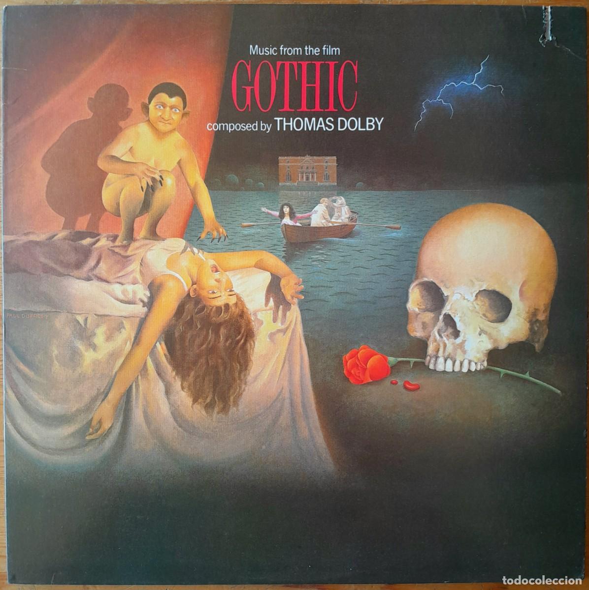 Discos de vinilo: THOMAS DOLBY : OST GOTHIC [VIRGIN - USA 1987] LP - Foto 1