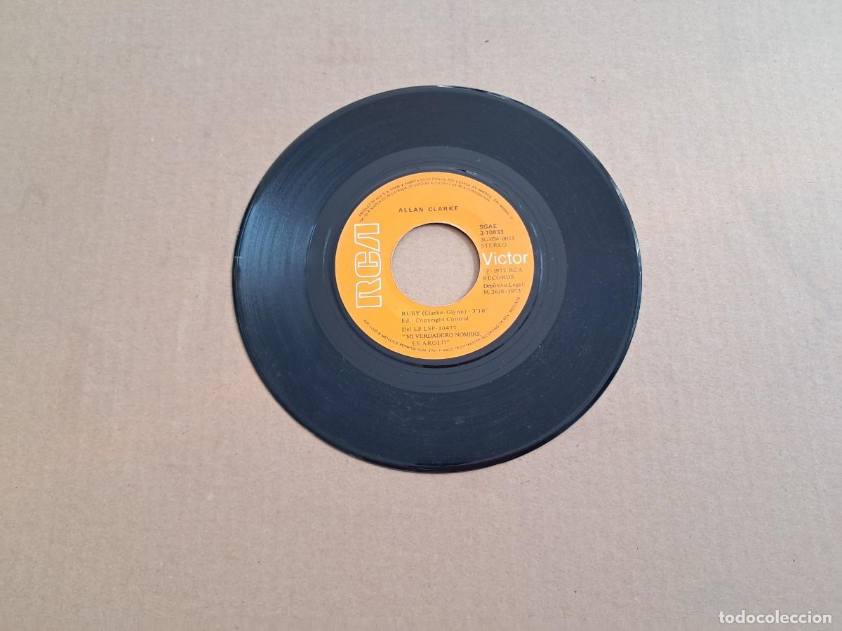 Discos de vinilo: ALLAN CLARKE - RUBY SINGLE 1973 EDICION ESPA&Ntilde;OLA SIN CUBIERTA - Foto 1