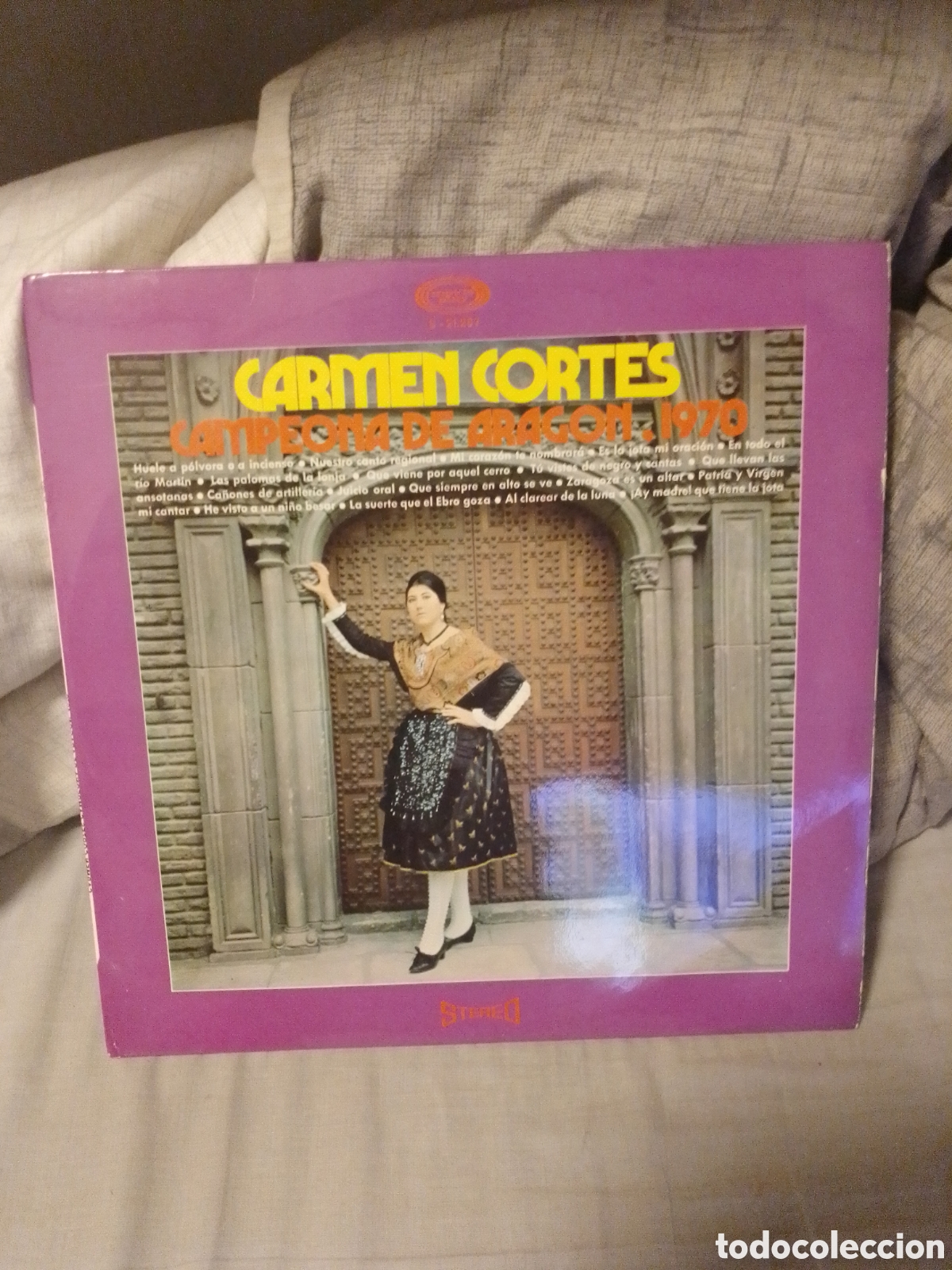 Discos de vinilo: CARMEN CORTES CAMPE&Oacute;NA DE ARAG&Oacute;N - Foto 1