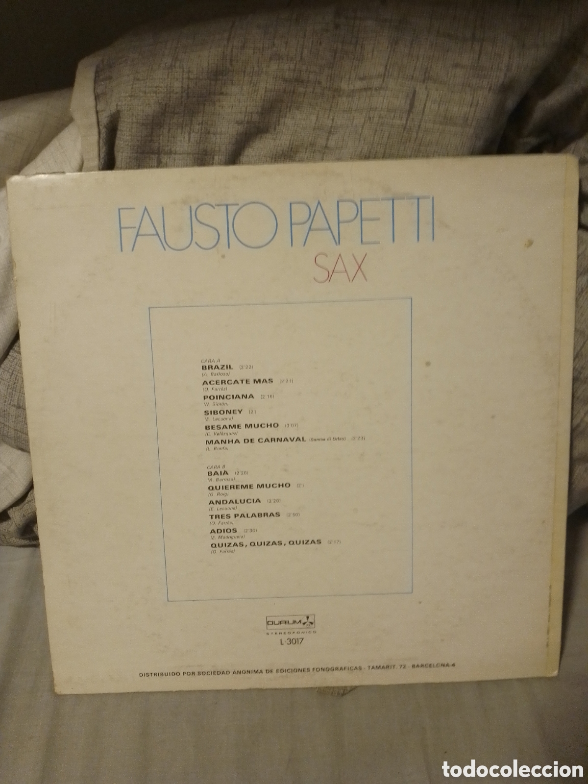 Discos de vinilo: Fausto Papetti sax 1978 - Foto 2