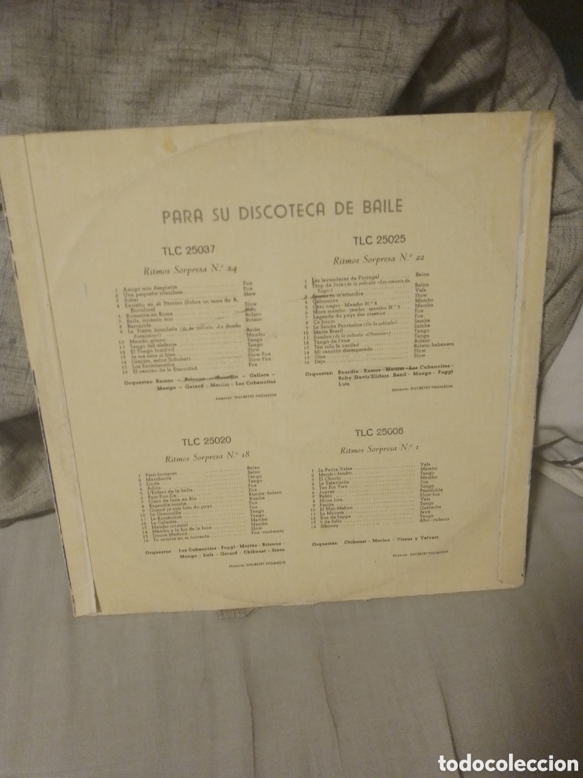 Discos de vinilo: RITMOS SORPRESA 1955 - Foto 2
