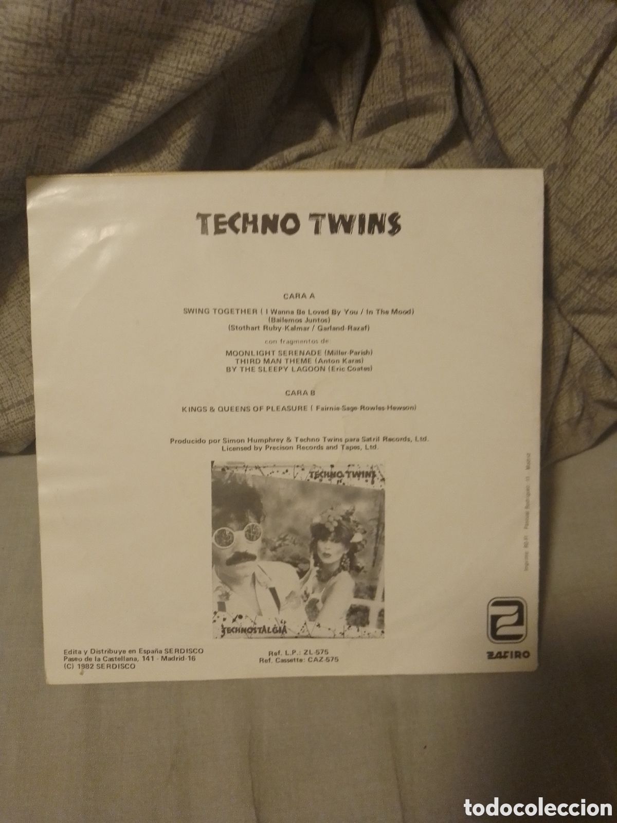 Discos de vinilo: TECHNO TWINS SWING TOGETHER 1982 - Foto 2