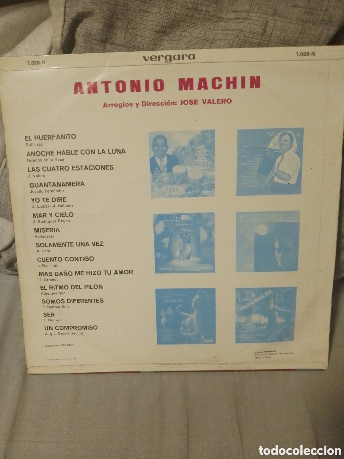 Discos de vinilo: Antonio Machin 1967 Vergara - Foto 2