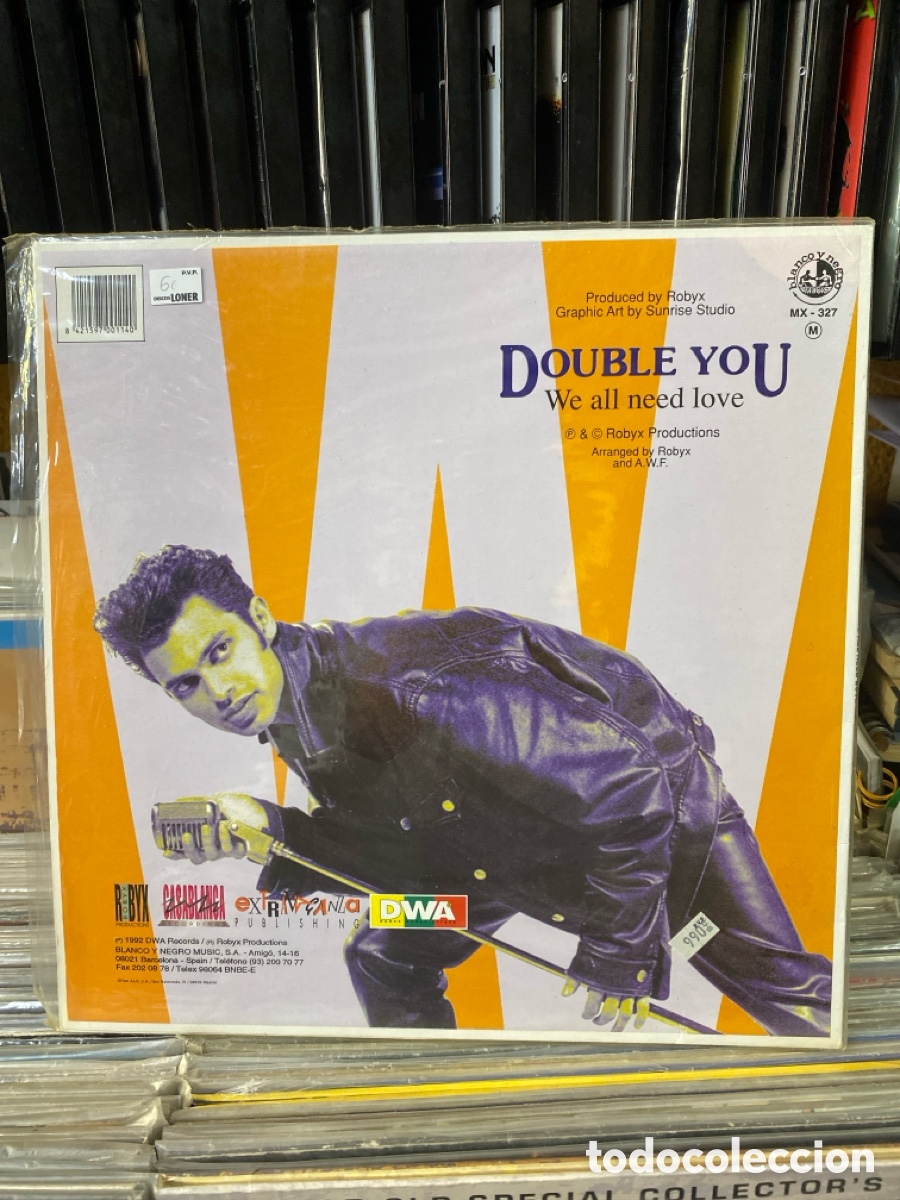 Discos de vinilo: Double You - We all need love - Foto 2