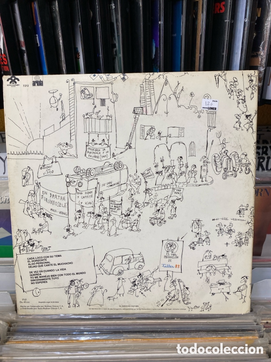 Discos de vinilo: Joan Manuel Serrat - Cada Loco con su Tema - Foto 2