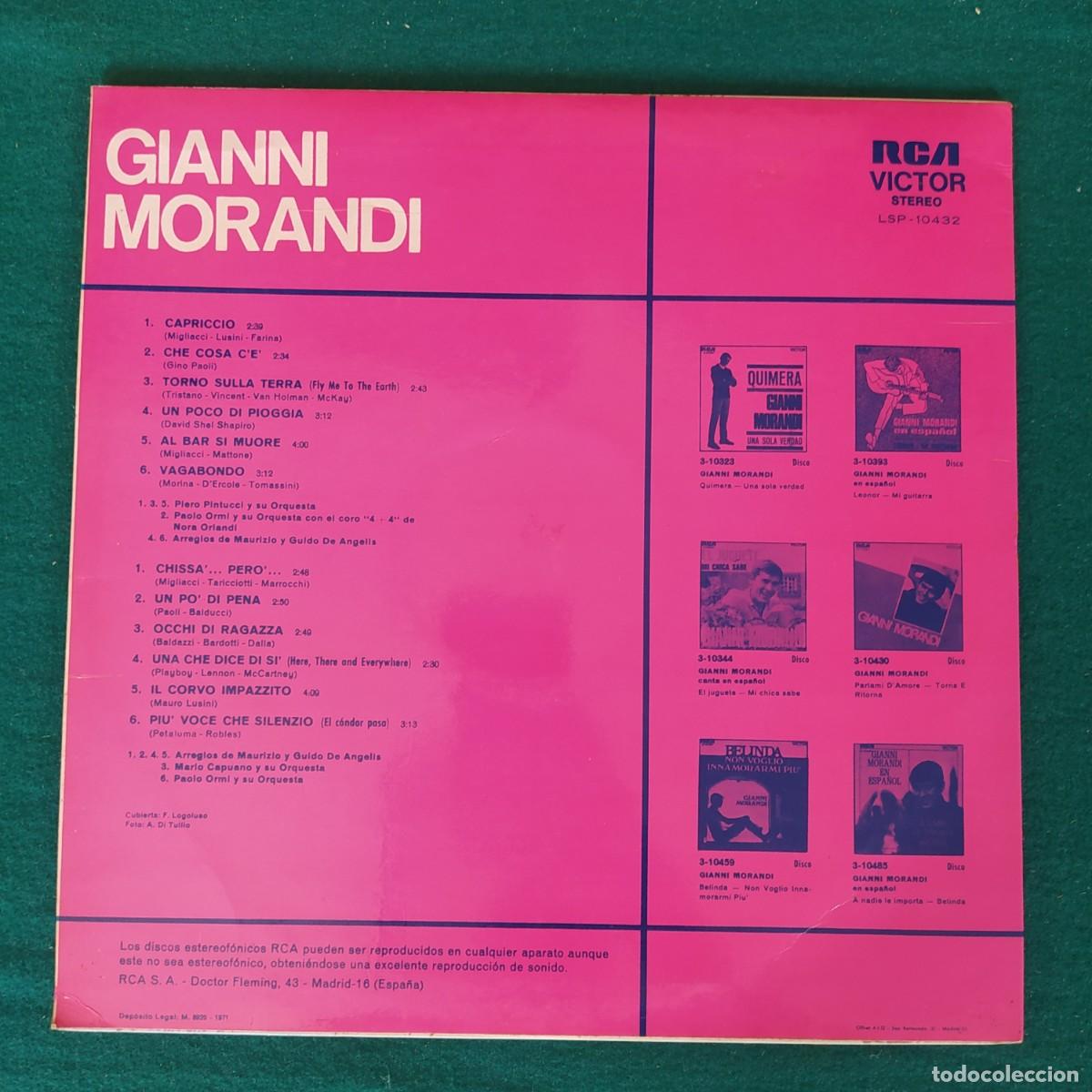 Discos de vinilo: Gianni Morandi &ndash; Gianni 7 - Foto 2