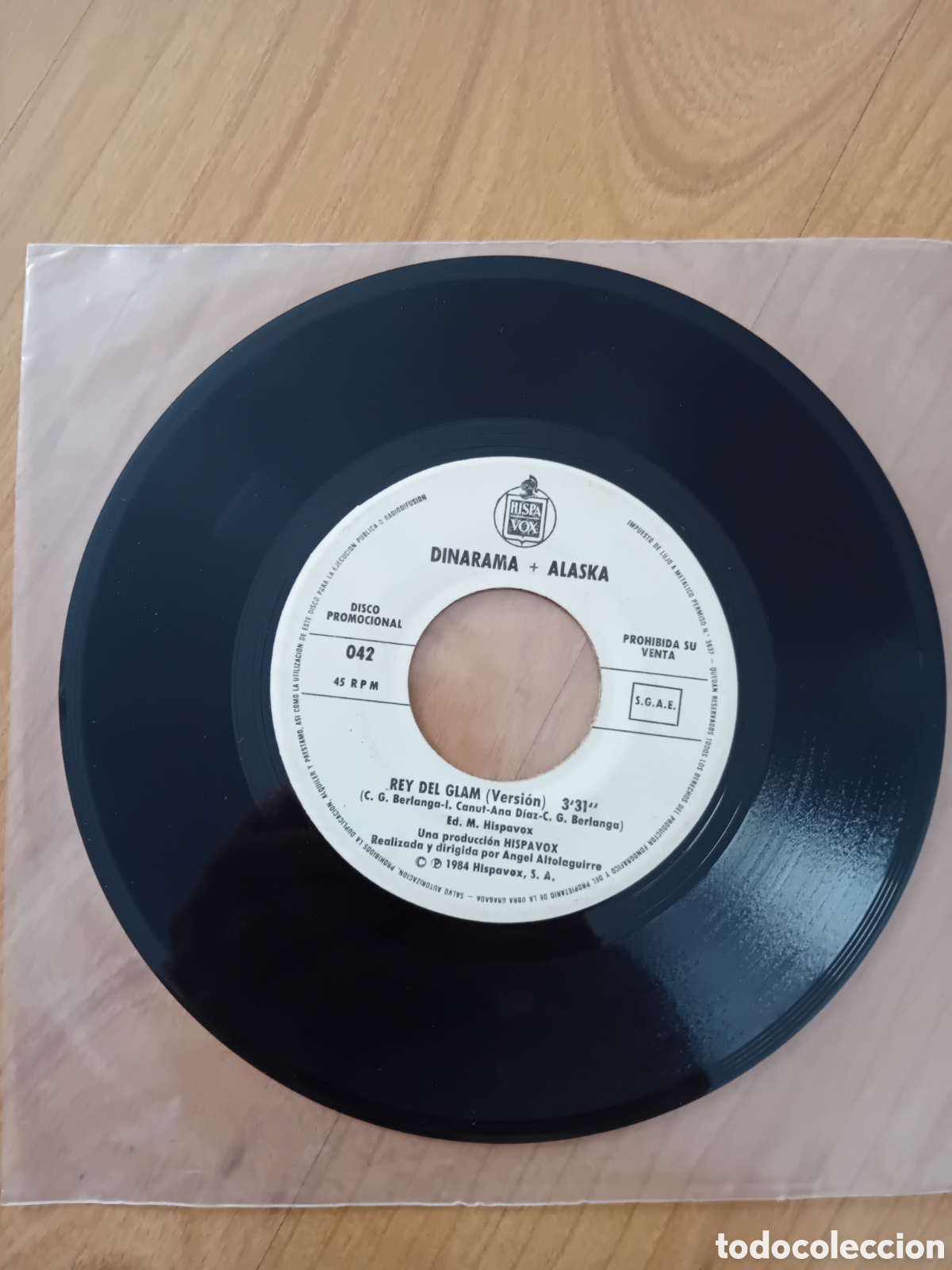 Discos de vinilo: ALASKA Y DINARAMA. REY DEL GLAM - Foto 2