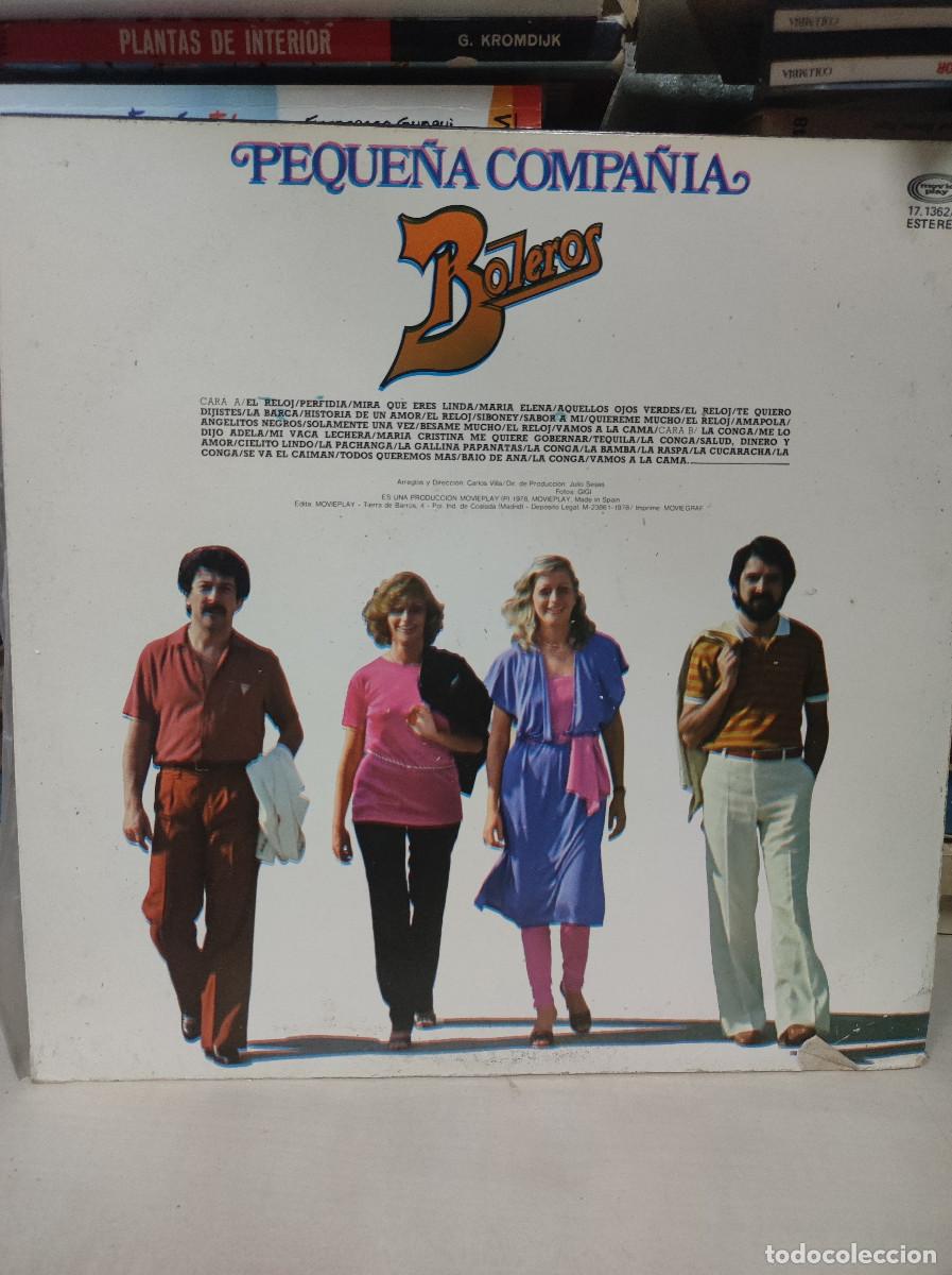 Discos de vinilo: Peque&ntilde;a Compa&ntilde;ia &ndash; Boleros - Foto 2