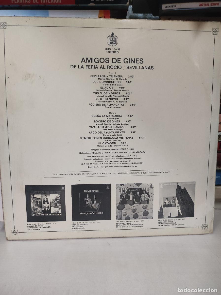 Discos de vinilo: Amigos De Gines &ndash; De La Feria Al Rocio - Foto 2