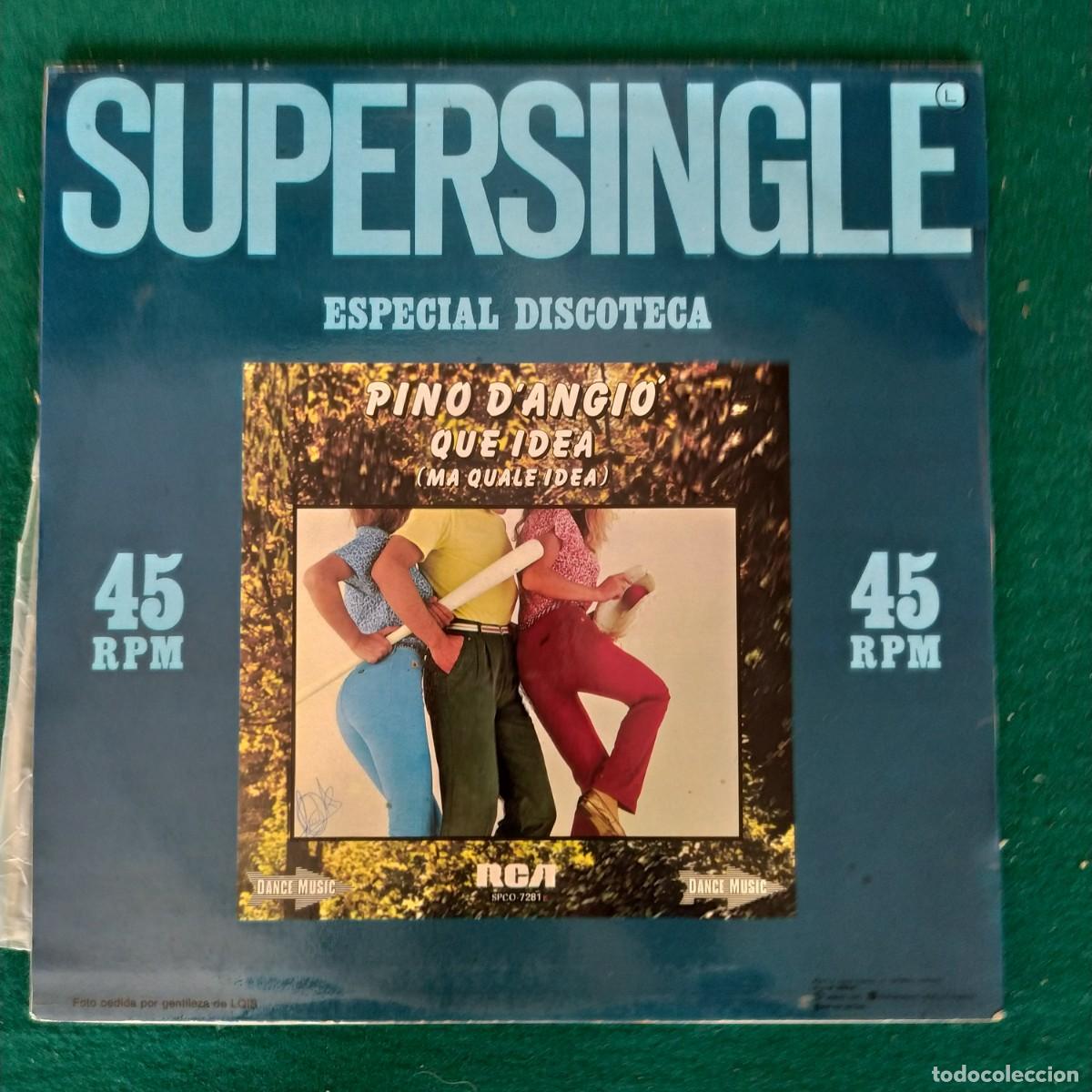 Discos de vinilo: Pino DAngi&ograve; &ndash; Que Idea (Ma Quale Idea) - Foto 2