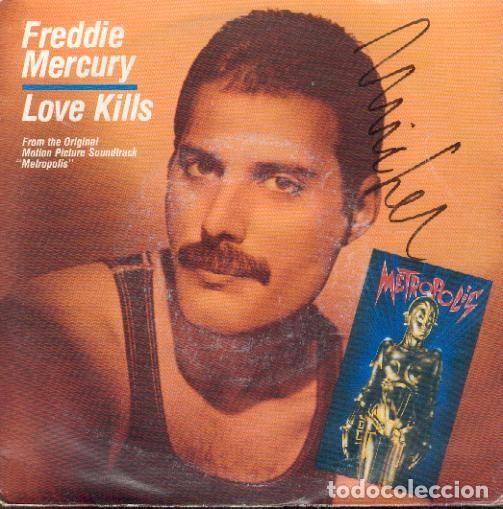 Discos de vinilo: FREDDIE MERCURY 45T LOVE KILL - Foto 1