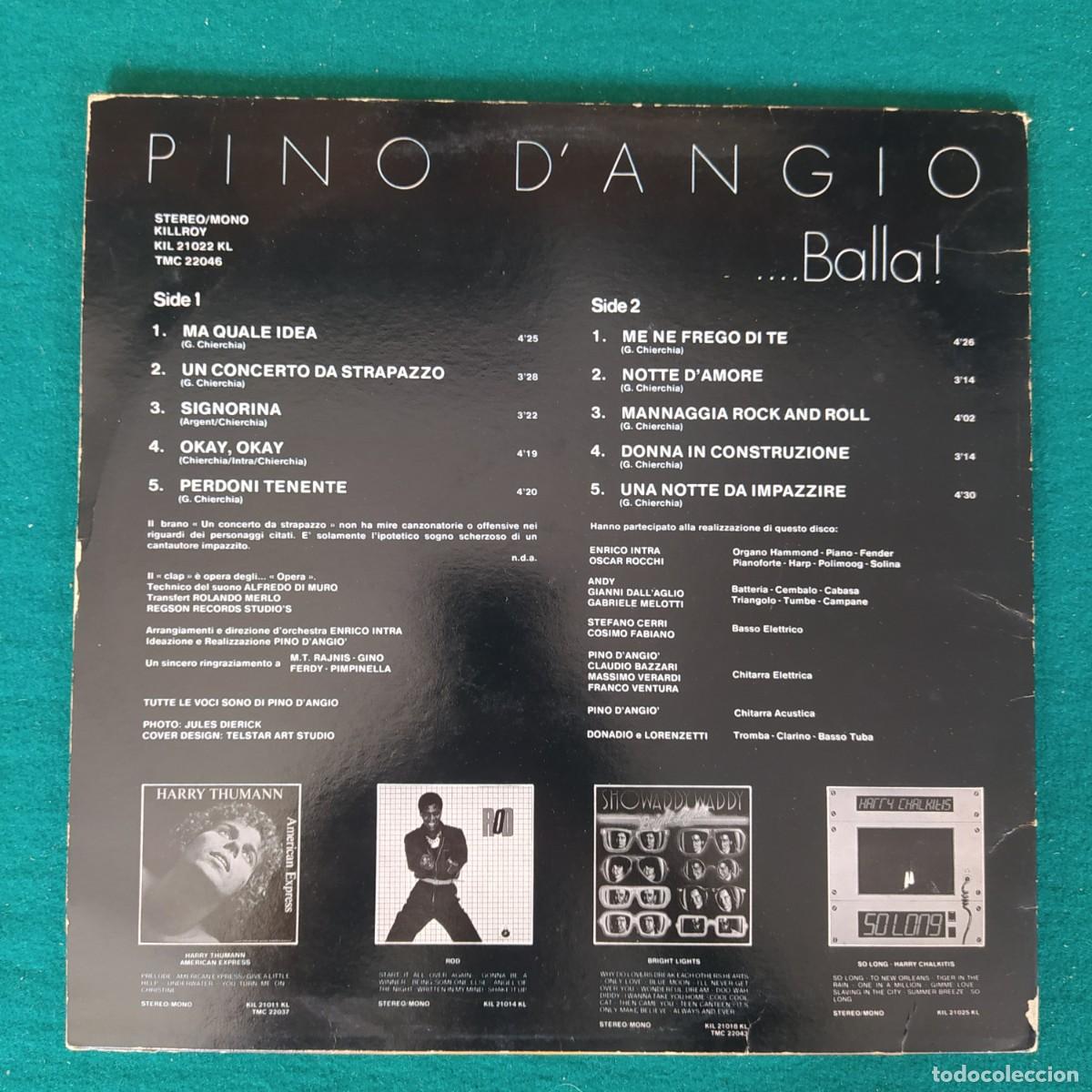 Discos de vinilo: Pino DAngi&ograve; &ndash; ...Balla! - Foto 2