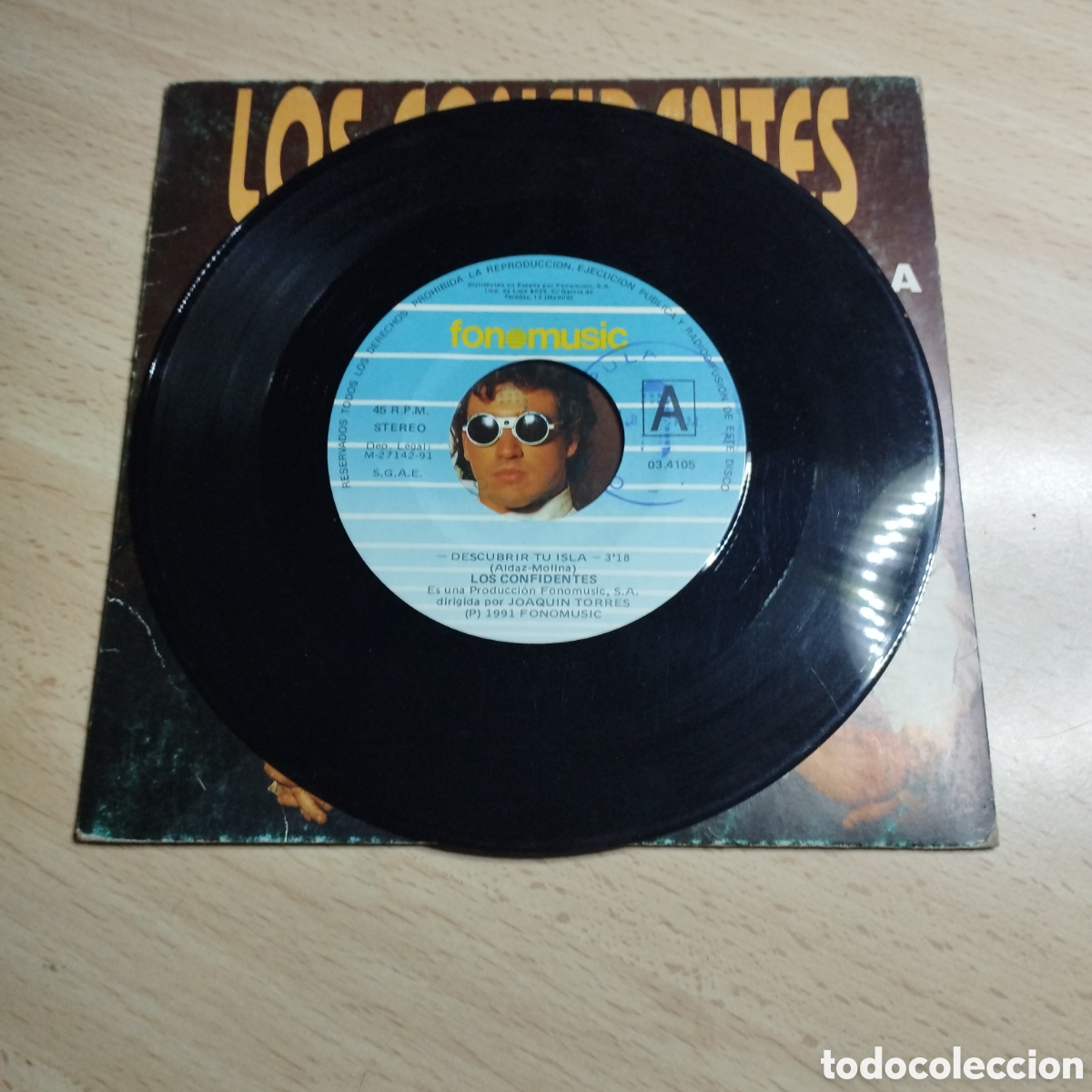 Discos de vinilo: Single 7&rdquo; Los Confidentes 1991 descubrir tu isla + y eres t&uacute; - Foto 3