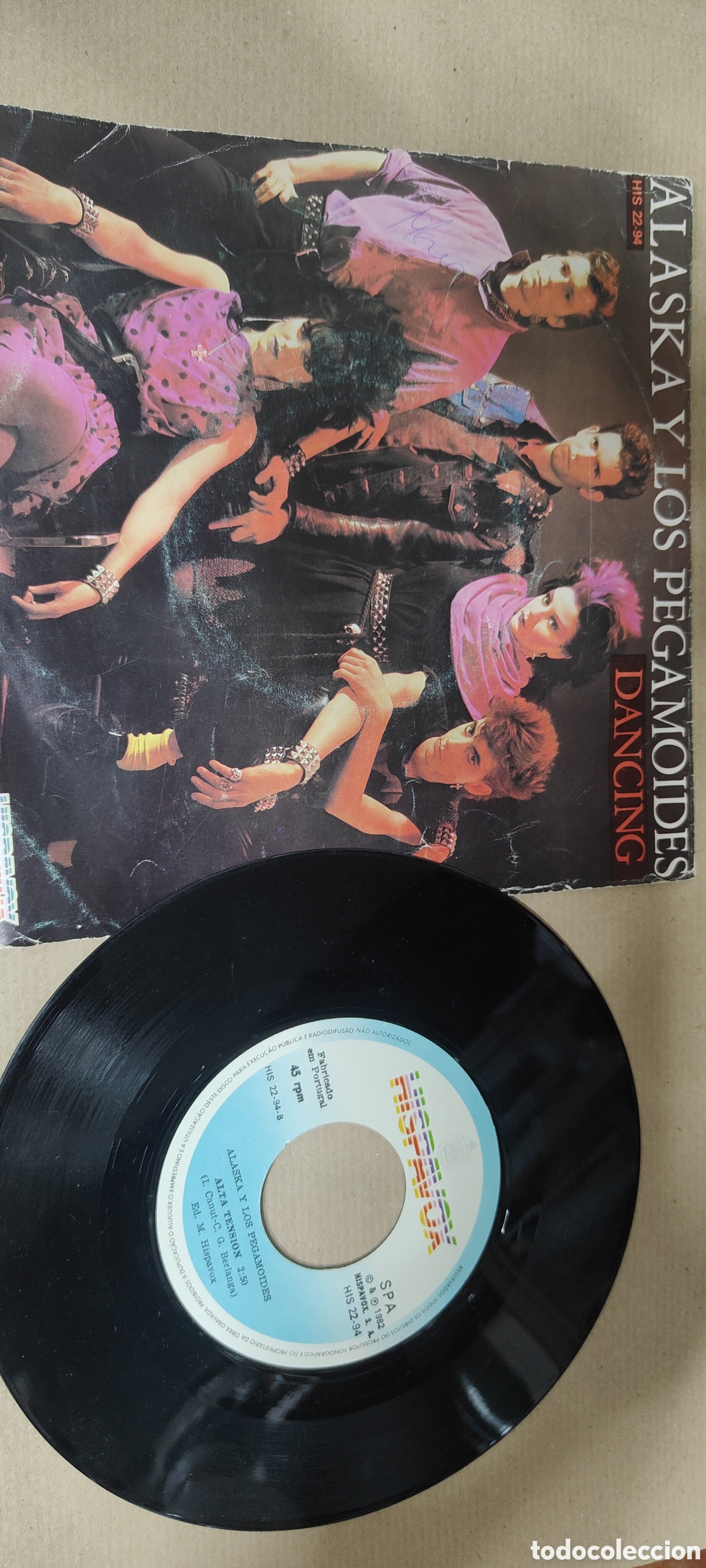 Discos de vinilo: ALASKA Y PEGAMOIDES SINGLE VINILO - Foto 1