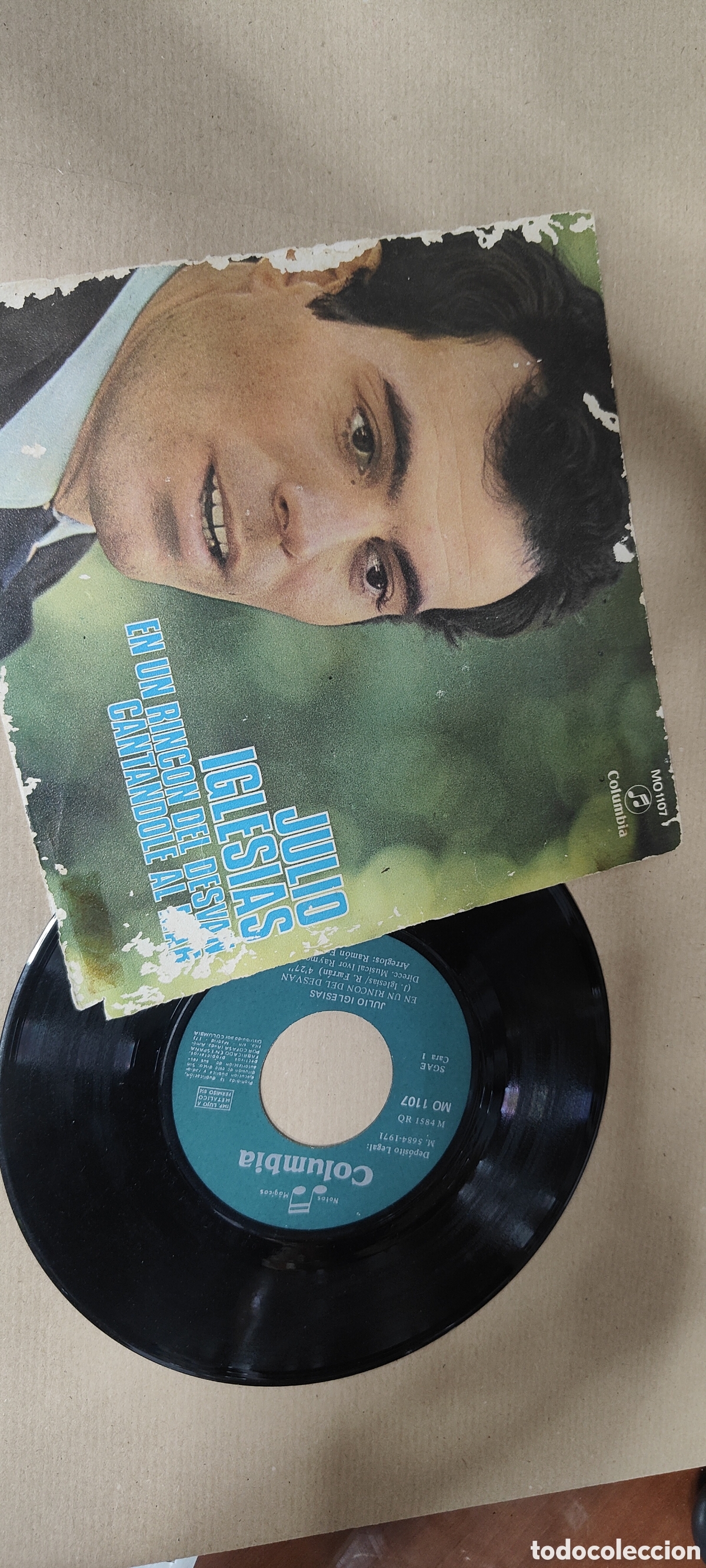 Discos de vinilo: JULIO IGLESIAS 1971 VINILO SINGLE - Foto 1