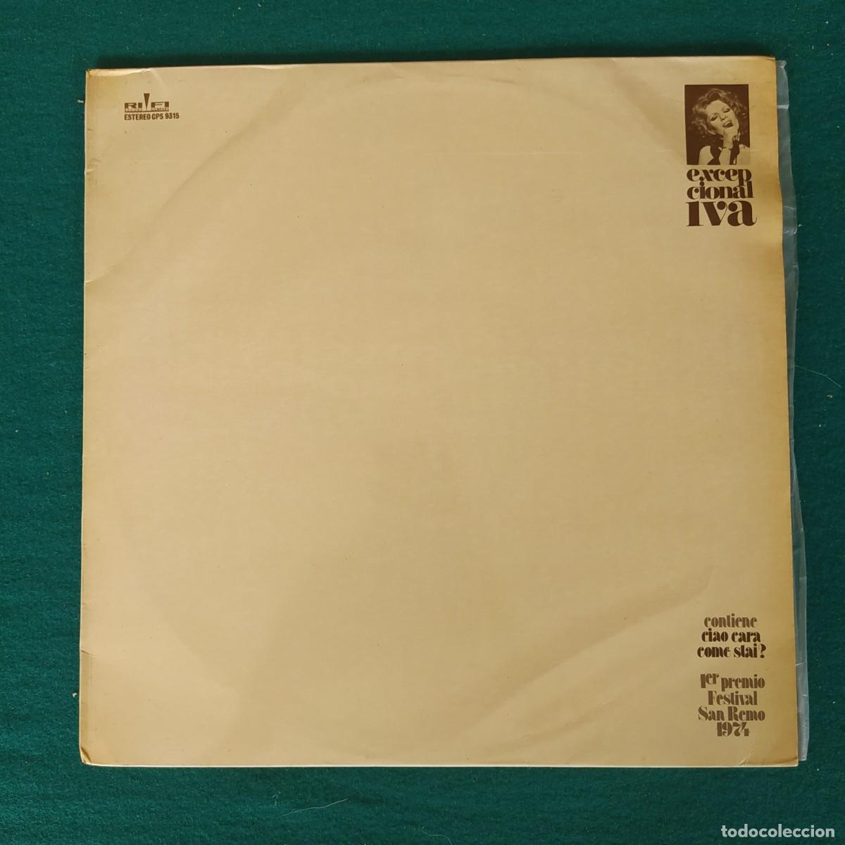 Discos de vinilo: Iva Zanicchi &ndash; Excepcional Iva - Foto 1
