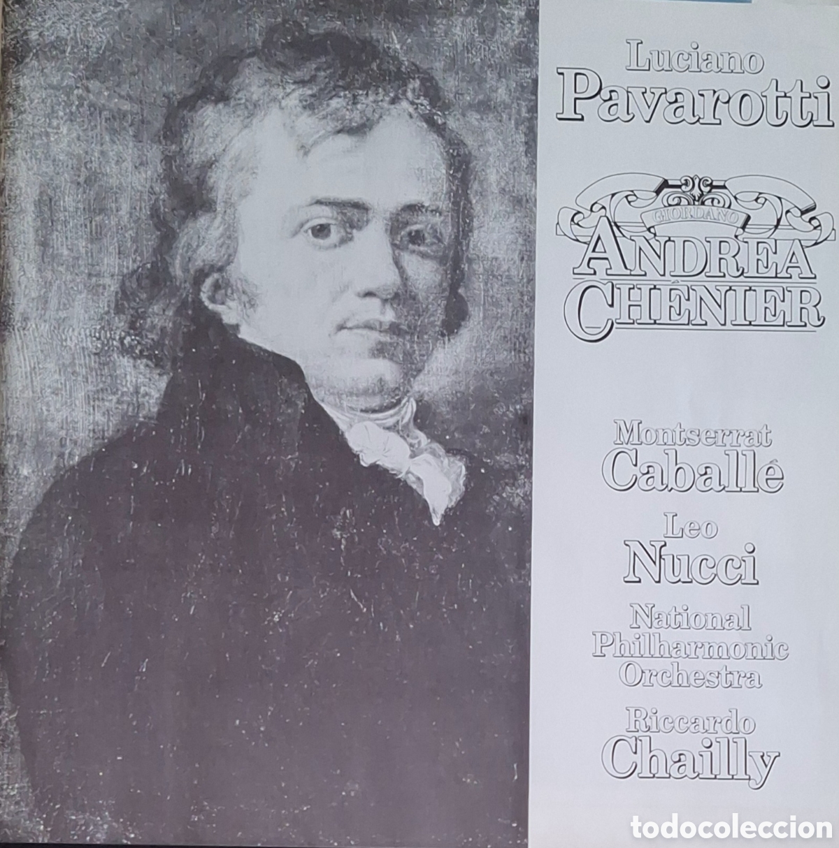 Discos de vinilo: Caja Andrea Chenier. Umberto Giordano. - Foto 2
