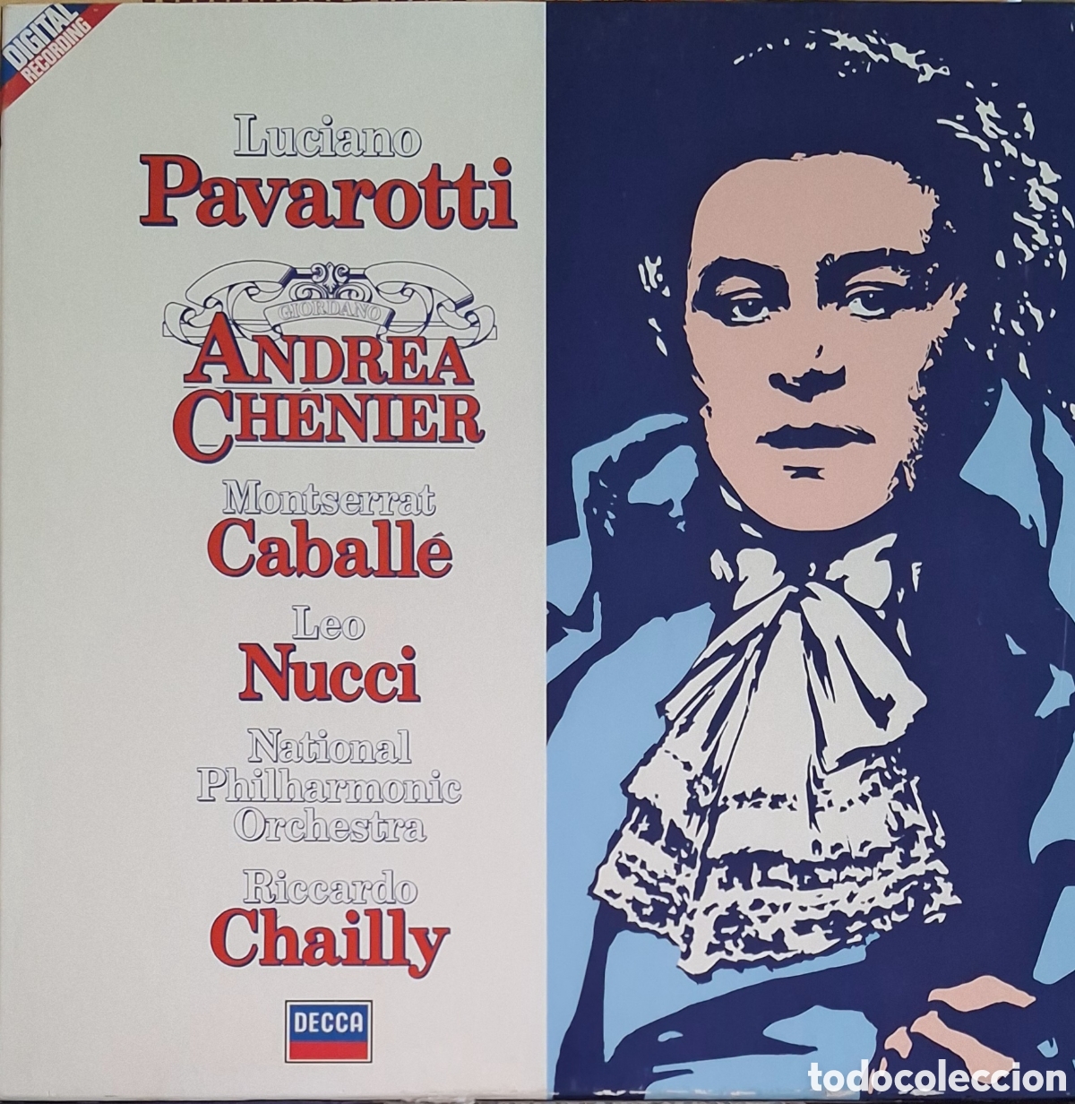 Discos de vinilo: Caja Andrea Chenier. Umberto Giordano. - Foto 1