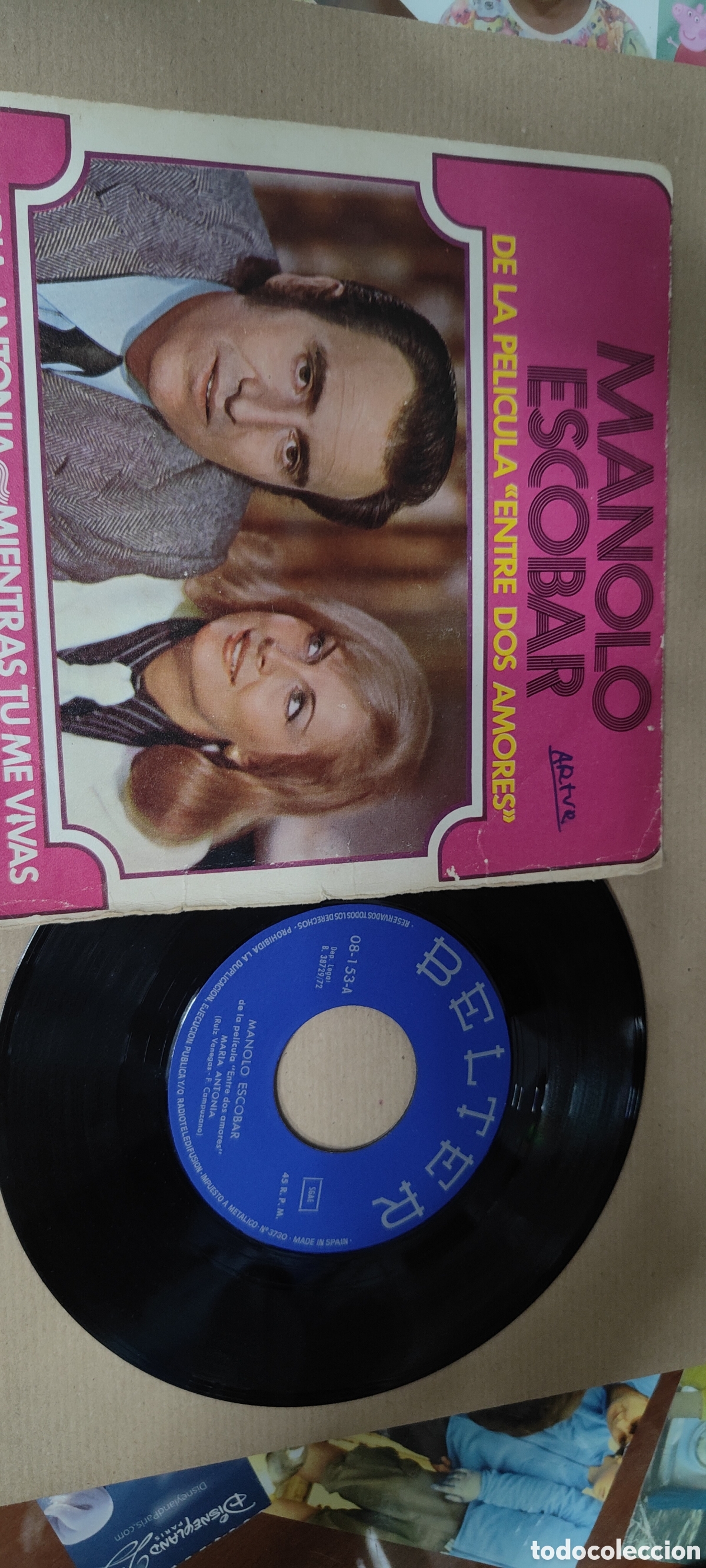 Discos de vinilo: MANOLO ESCOBAR VINILO SINGLE - Foto 1