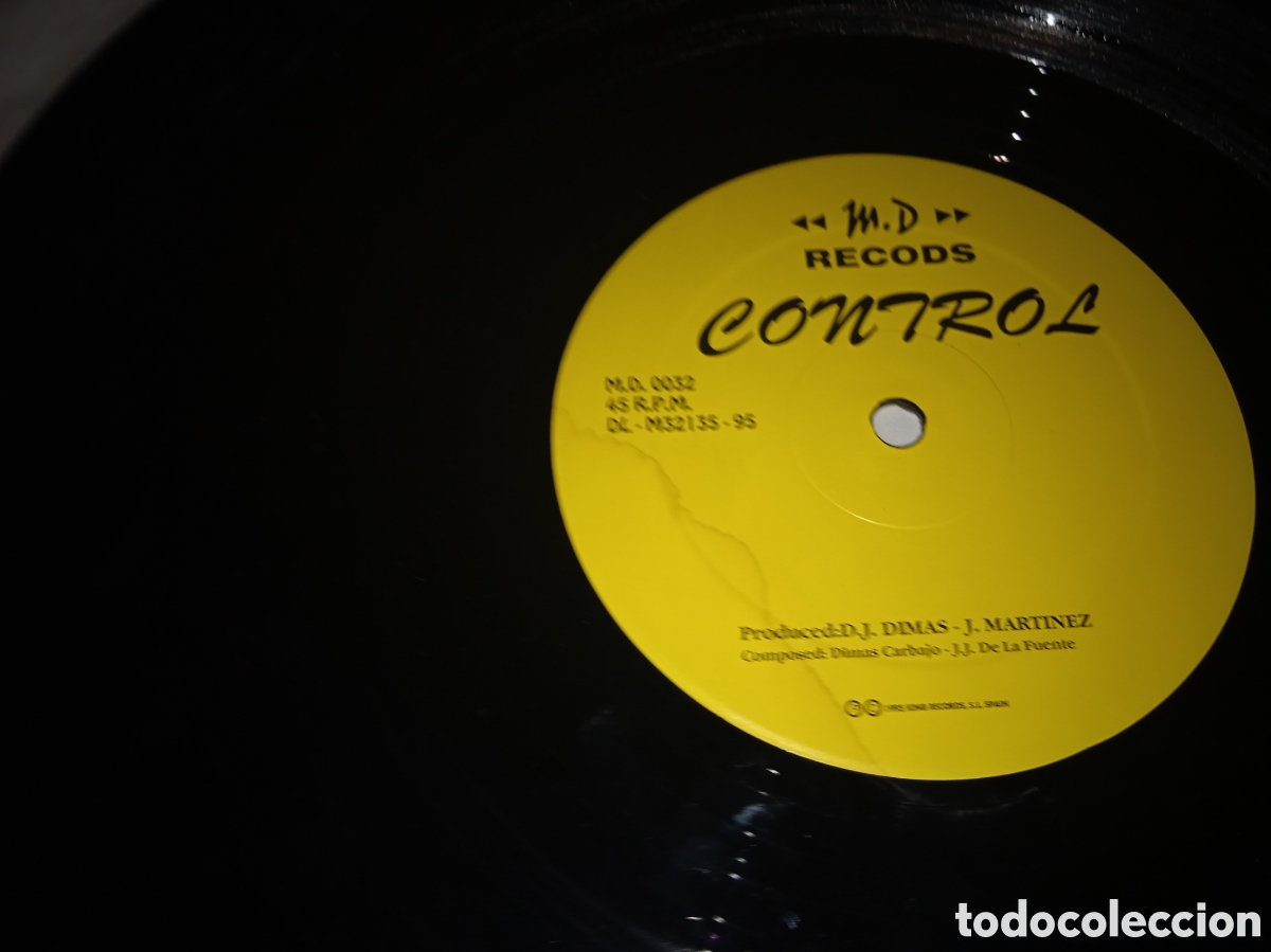 Discos de vinilo: CONTROL - MOVE - MAXI - SPAIN - MD RECORDS - LV - - Foto 3