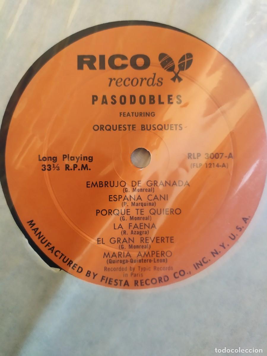 Discos de vinilo: Orqueste Busquets - Pasa Dobles (LP Vinilo) - Foto 3