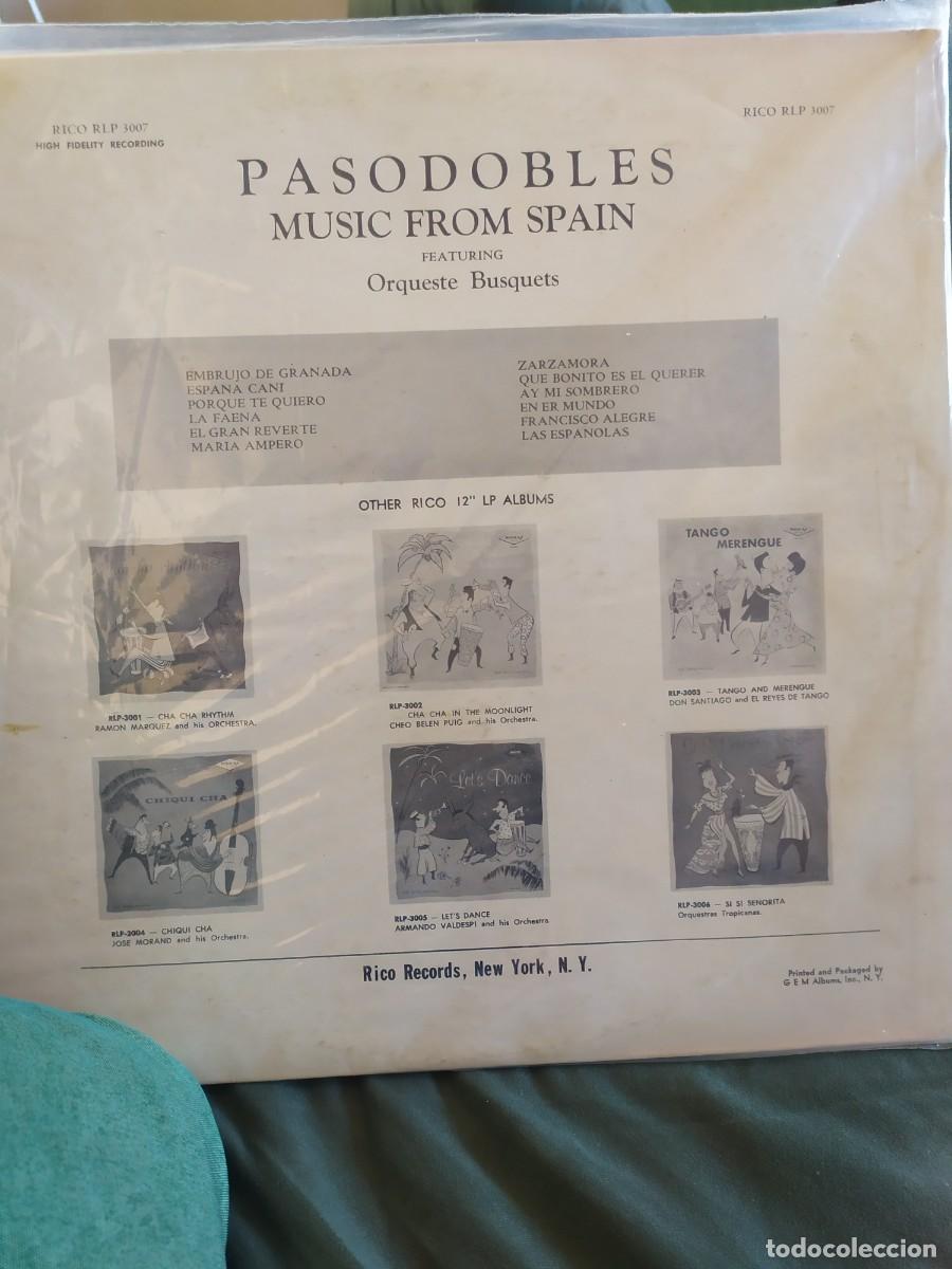 Discos de vinilo: Orqueste Busquets - Pasa Dobles (LP Vinilo) - Foto 5