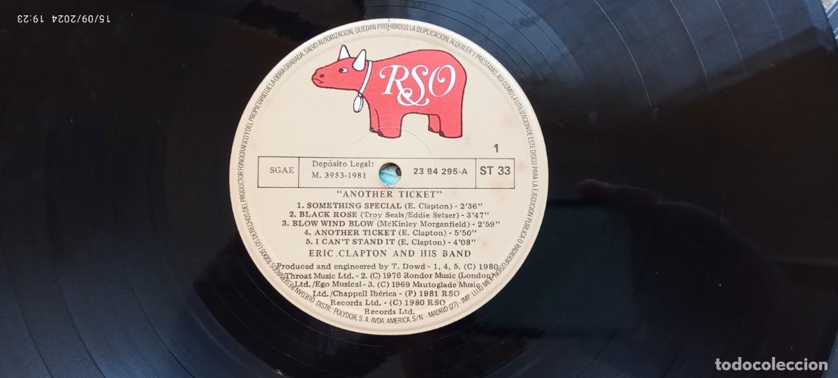 Discos de vinilo: Disco vinilo Eric Clapton Another Ticket - Foto 6