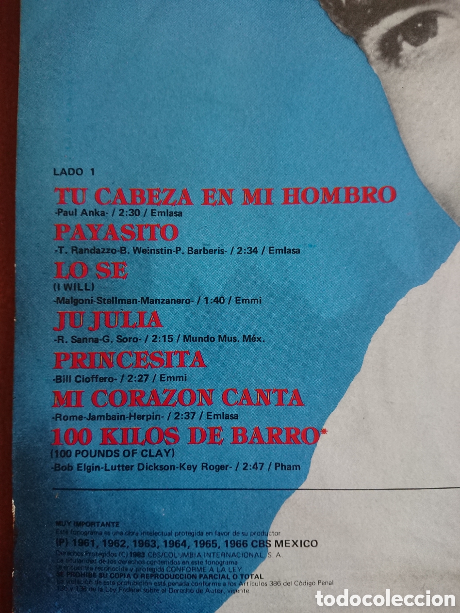 Discos de vinilo: Enrique Guzm&aacute;n - 15 aut&eacute;nticos exitos - Foto 3