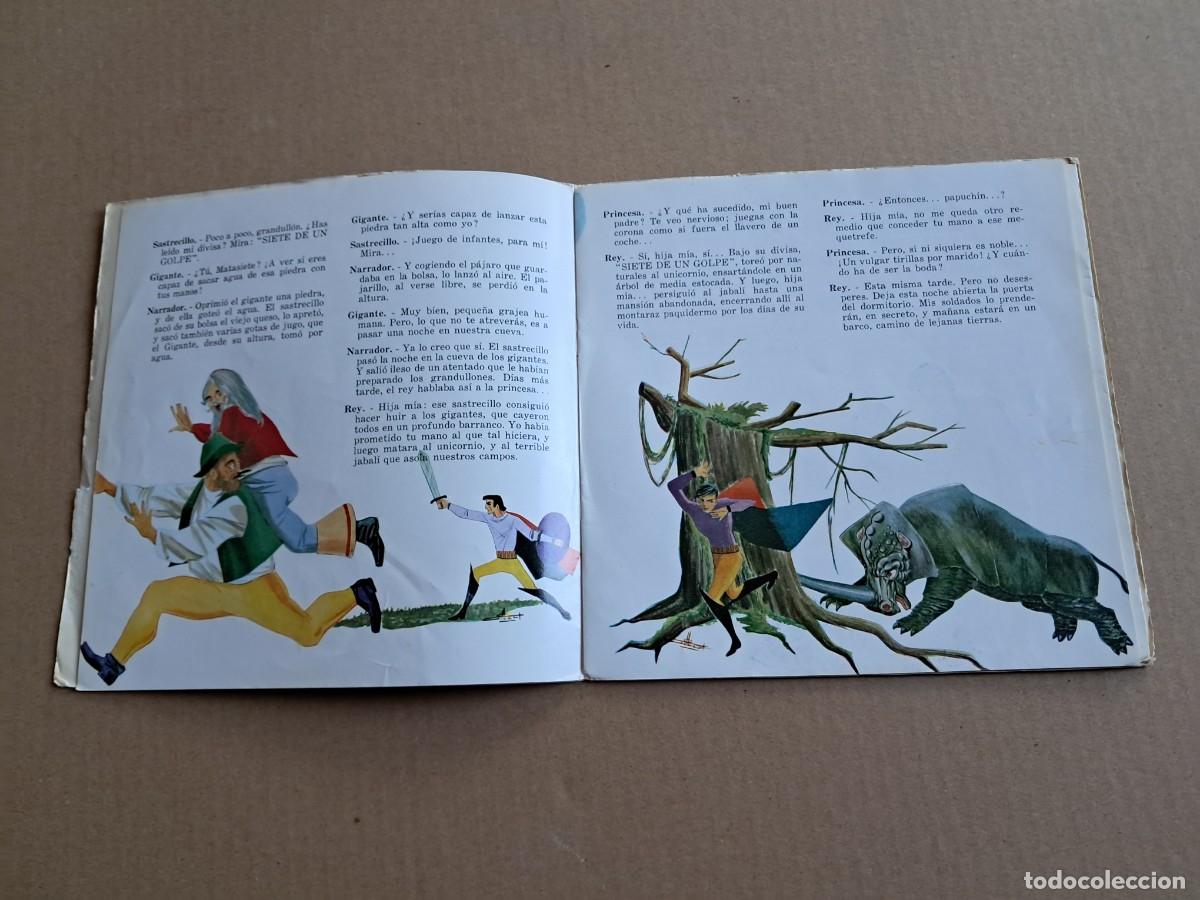 Discos de vinilo: CUENTO INFANTIL - EL SASTRECILLO VALIENTE DISCO COMIC SINGLE 1964 - Foto 5