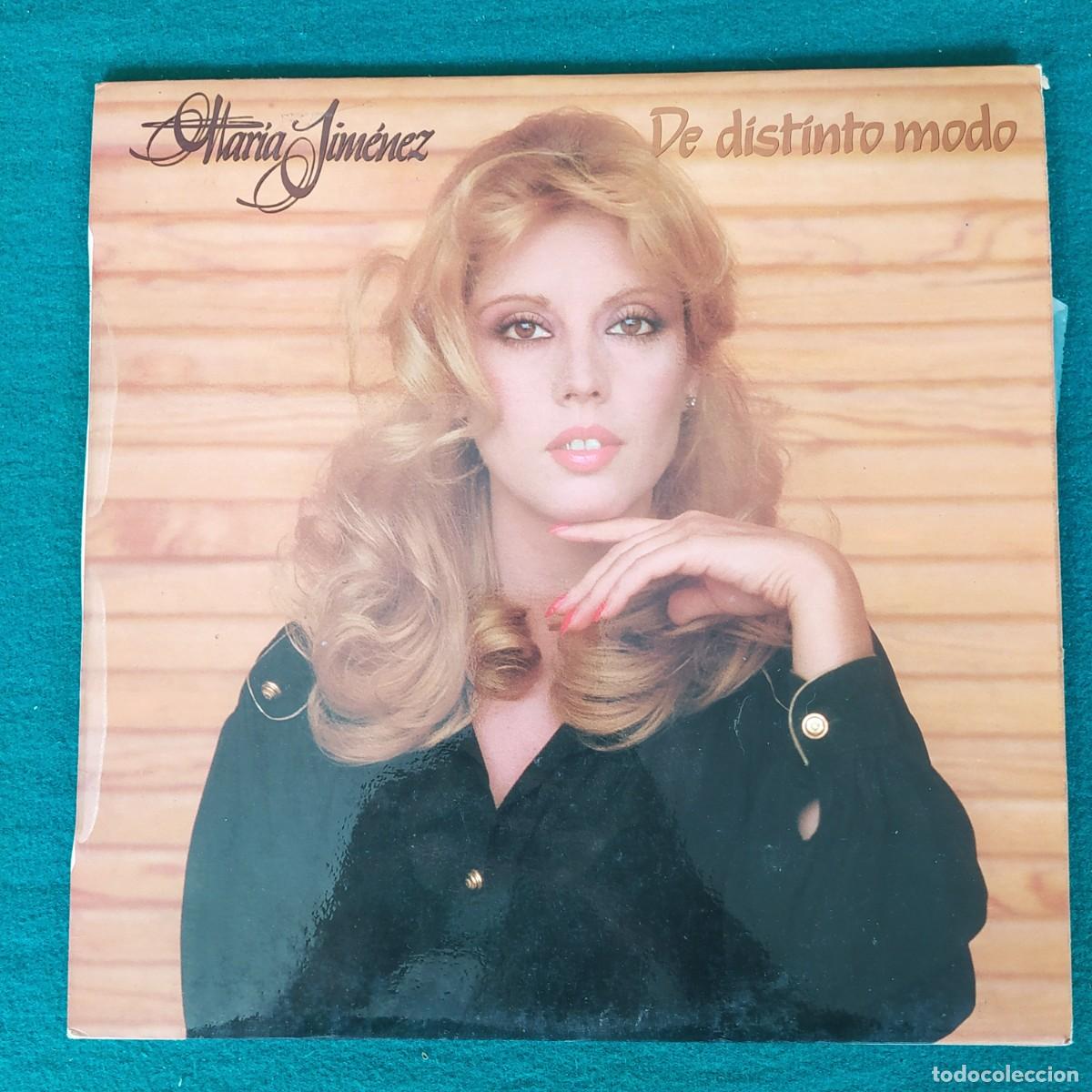 Discos de vinilo: Mar&iacute;a Jim&eacute;nez &ndash; De Distinto Modo - Foto 1
