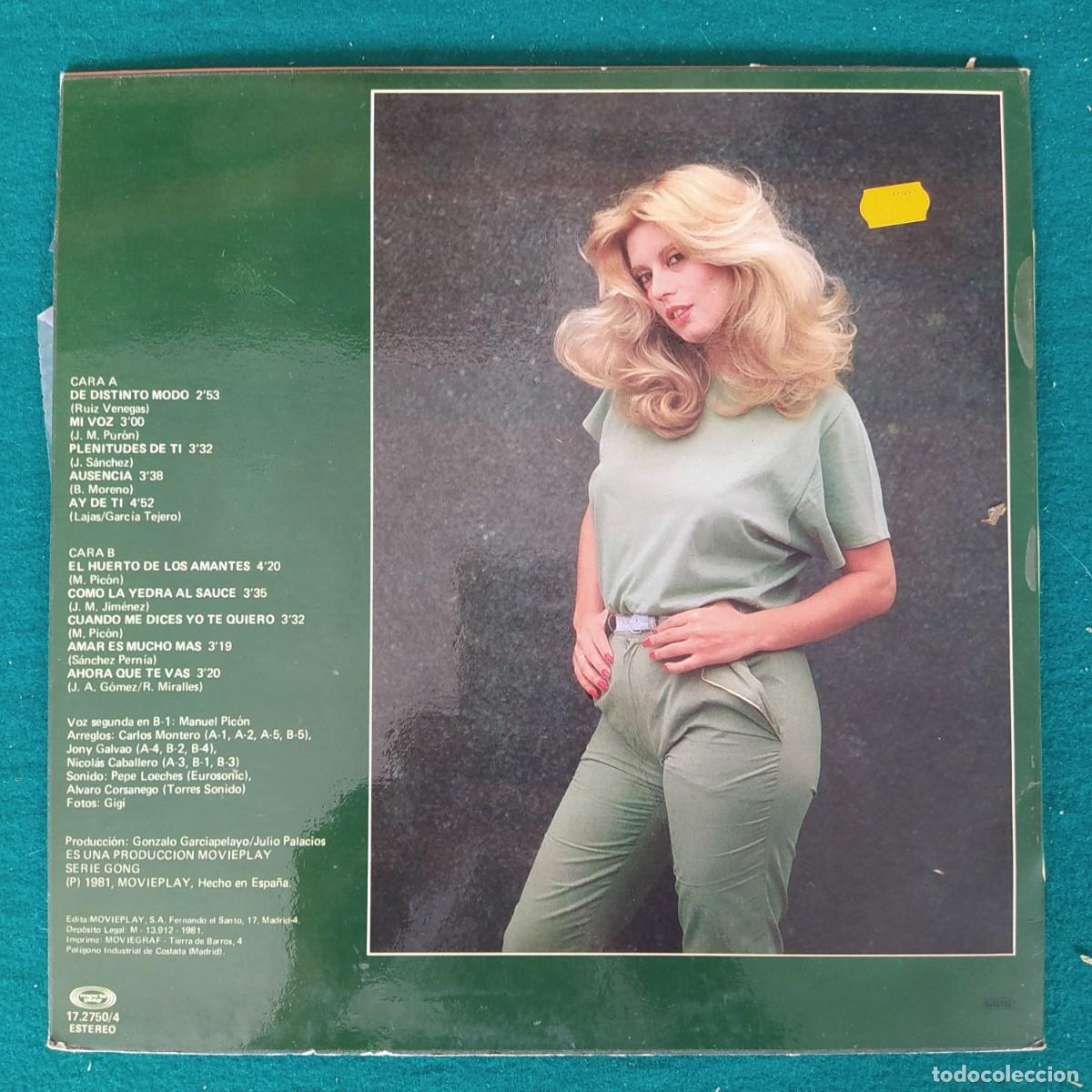 Discos de vinilo: Mar&iacute;a Jim&eacute;nez &ndash; De Distinto Modo - Foto 2