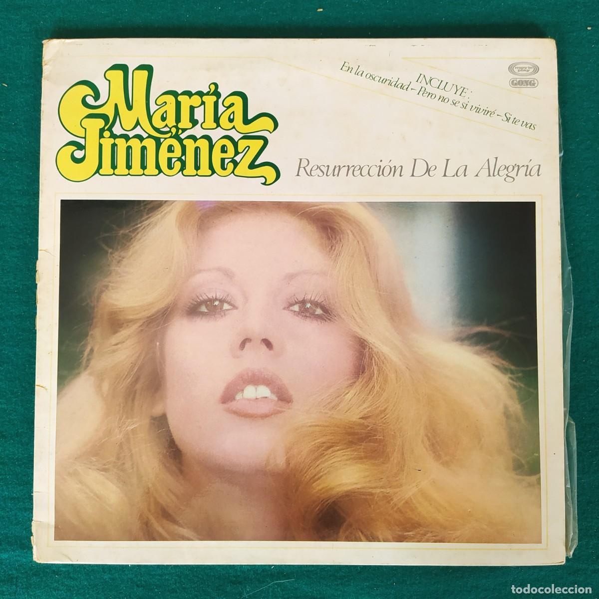 Discos de vinilo: Mar&iacute;a Jim&eacute;nez &ndash; Resurrecci&oacute;n De La Alegr&iacute;a - Foto 1