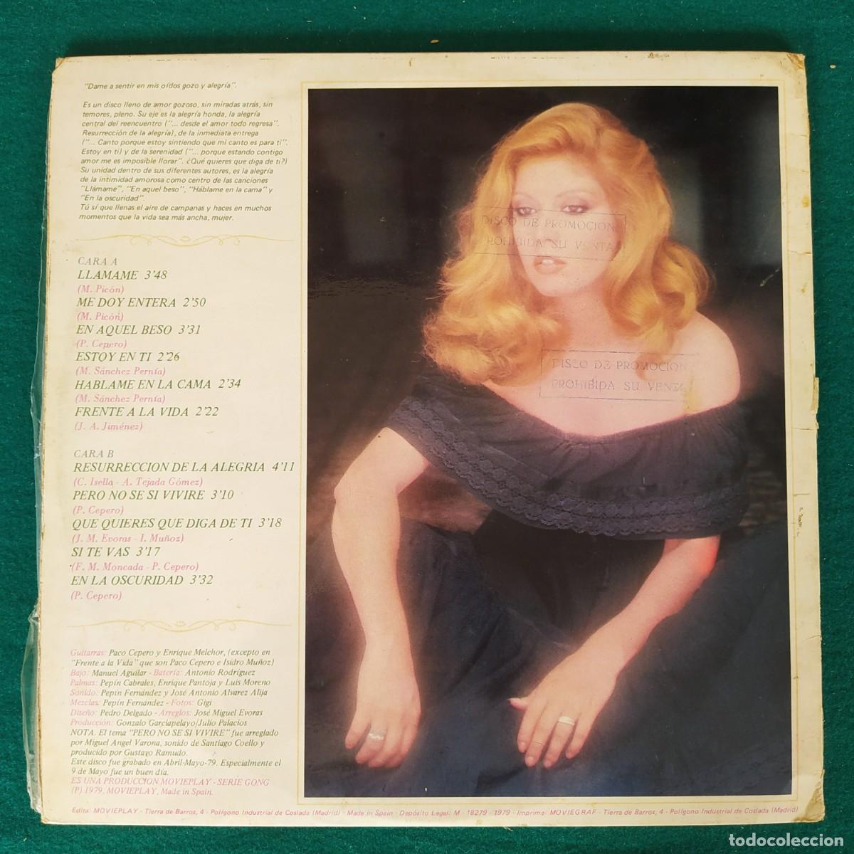 Discos de vinilo: Mar&iacute;a Jim&eacute;nez &ndash; Resurrecci&oacute;n De La Alegr&iacute;a - Foto 2