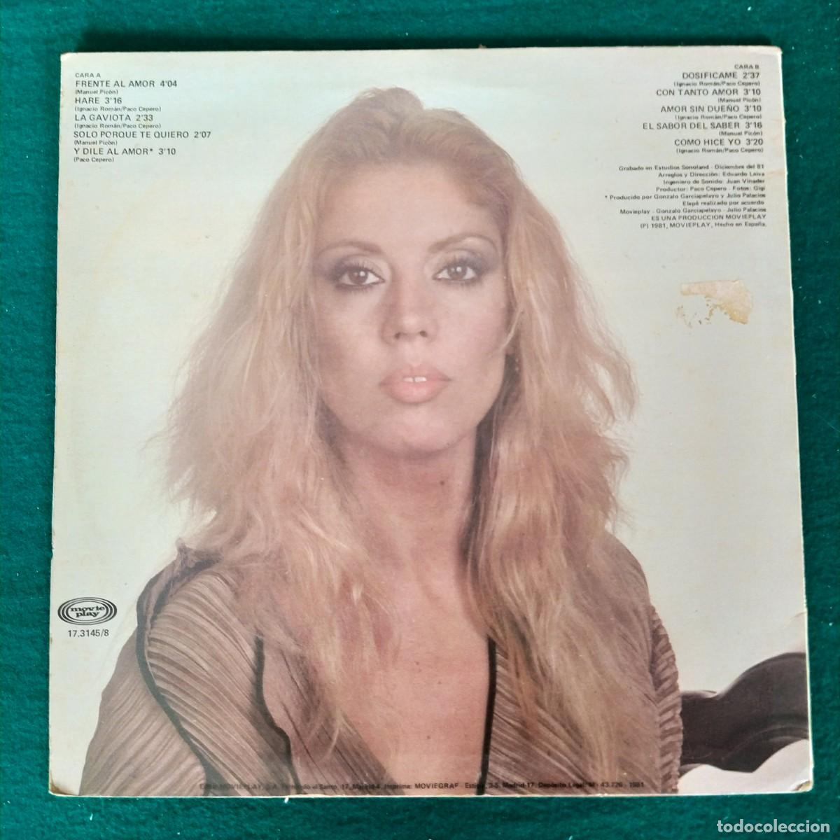 Discos de vinilo: Mar&iacute;a Jim&eacute;nez &ndash; Frente Al Amor - Foto 2