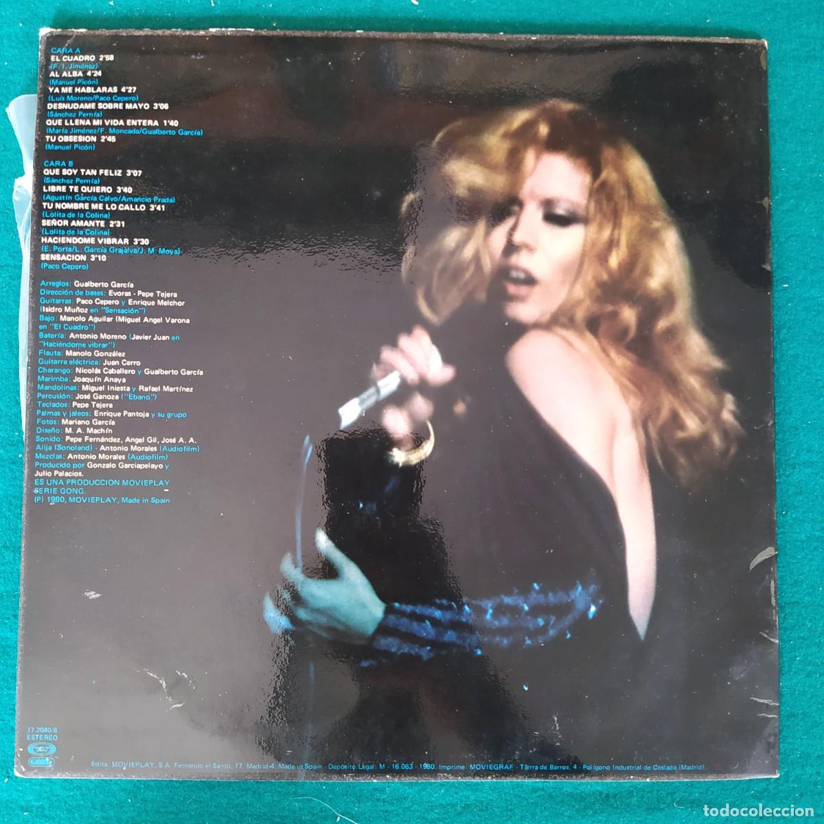 Discos de vinilo: Mar&iacute;a Jim&eacute;nez &ndash; Sensacion - Foto 2