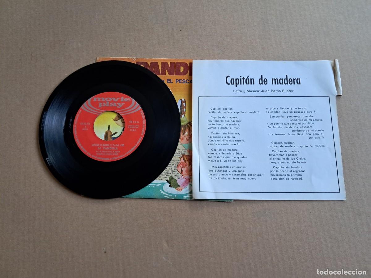 Discos de vinilo: LA PANDILLA - CAPITAN DE MADERA SINGLE 1970 - Foto 2