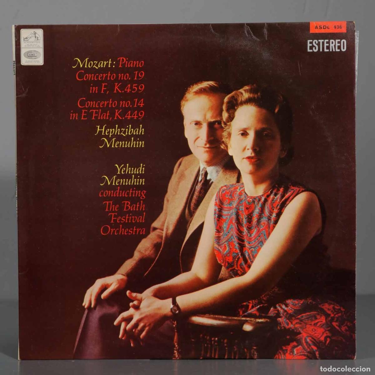 Discos de vinilo: LP. MOZART. K 549 K 449. MENUHIN