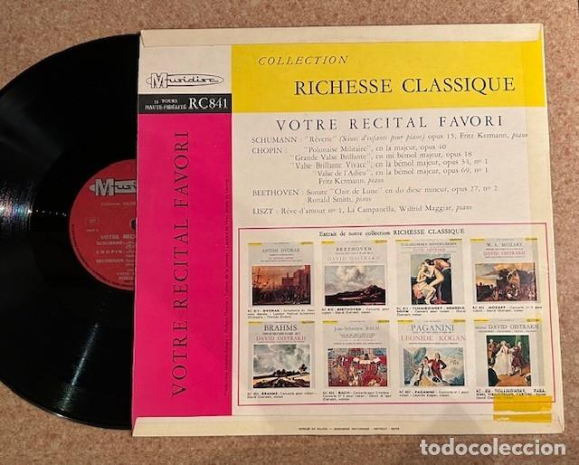 Discos de vinilo: CHOPIN, BEETHOVEN ,LISTZ, SCHUMANN - - Foto 2