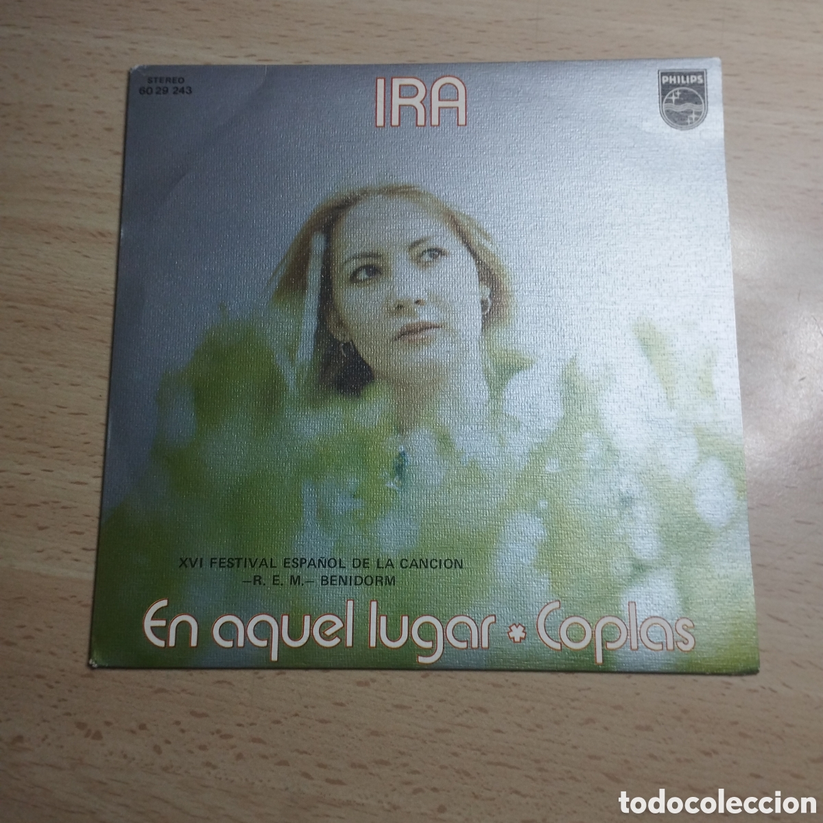 Discos de vinilo: Single 7&rdquo; IRA 1974 en que lugar + Coplas - Foto 1
