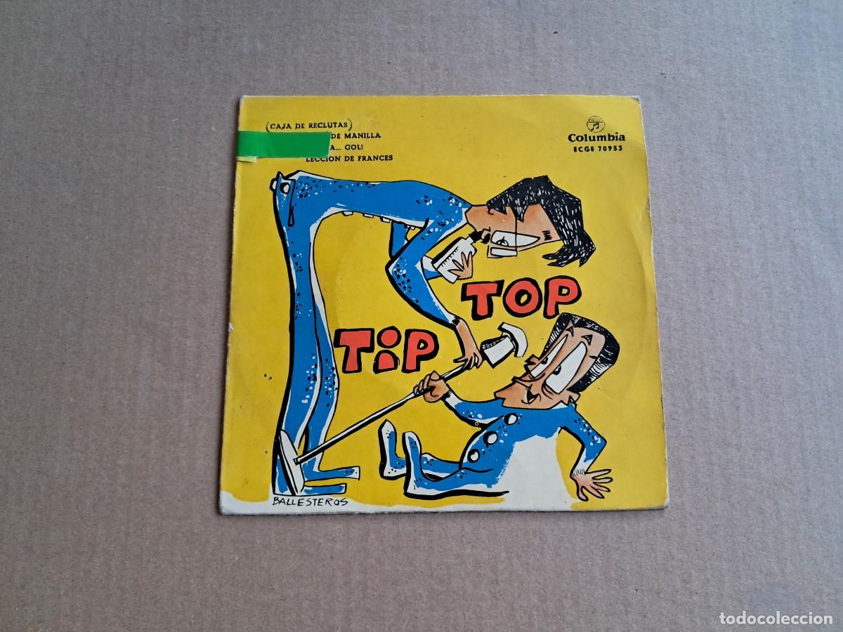 Discos de vinilo: TIP Y TOP - CAJA DE RECLUTAS EP 4 TEMAS - Foto 1
